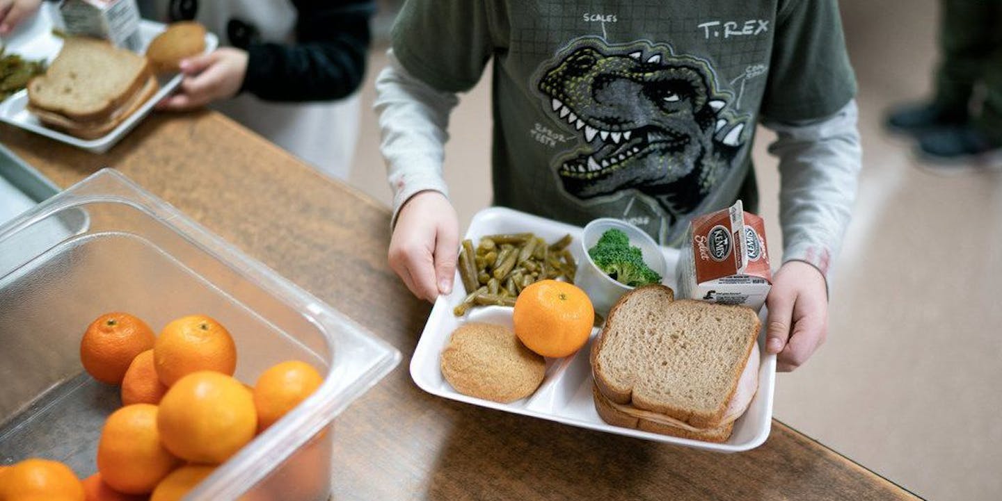 Despite years of outcry, some Minnesota school children still get turned away for a hot lunch if their families haven't paid up. [Star Tribune file photo by Glen Stubbe]