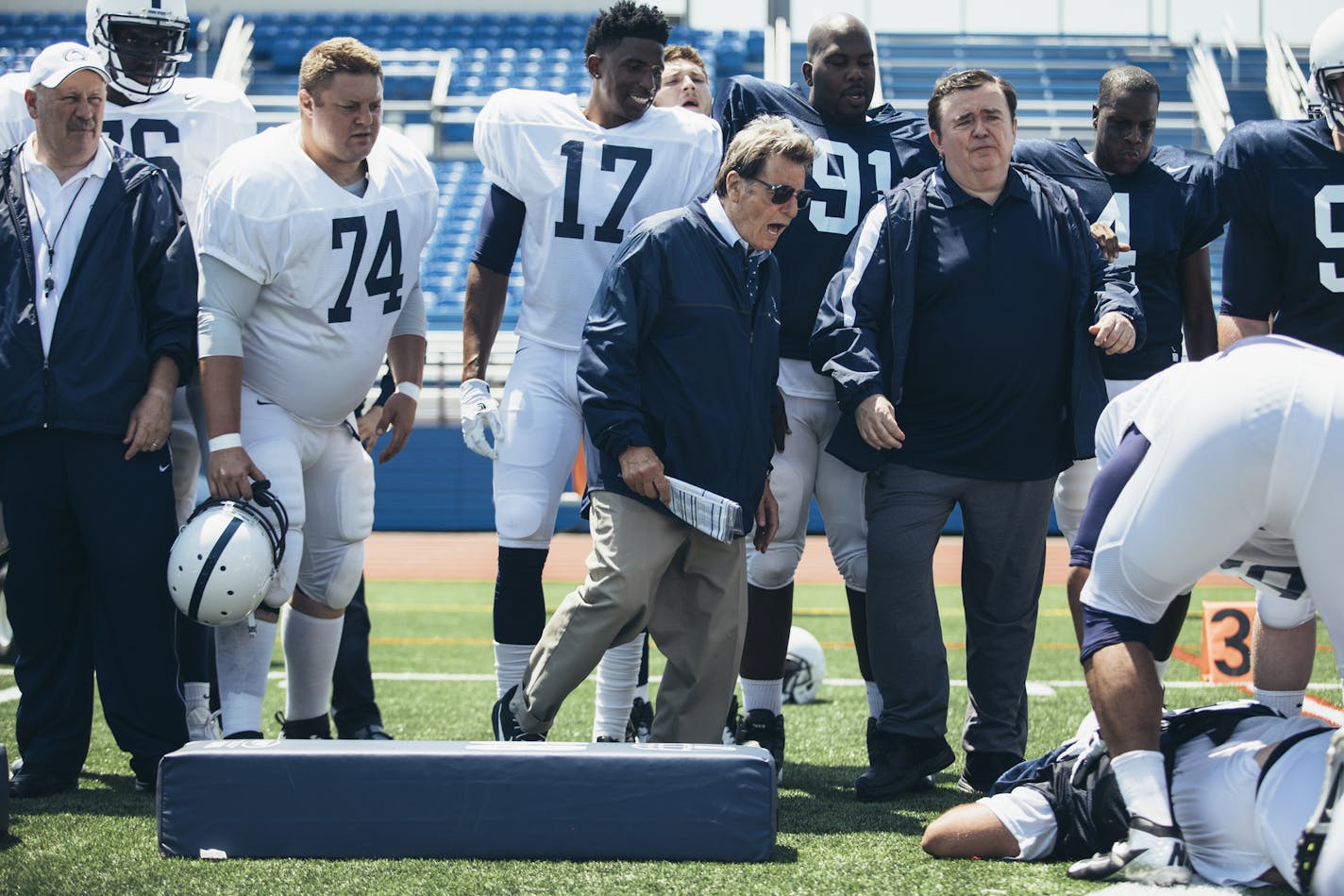 Al Pacino (center) as Joe Paterno in "Paterno."