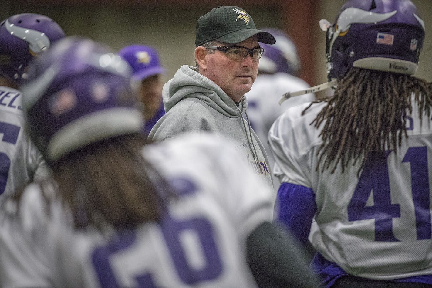 Vikings head coach Mike Zimmer