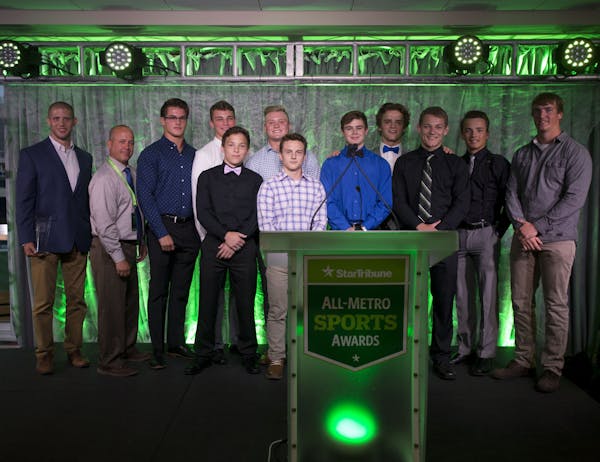 The St. Michael-Albertville wrestling team was named the Boys Team of the Year.