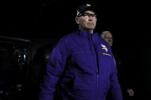 Minnesota Vikings head coach Mike Zimmer.