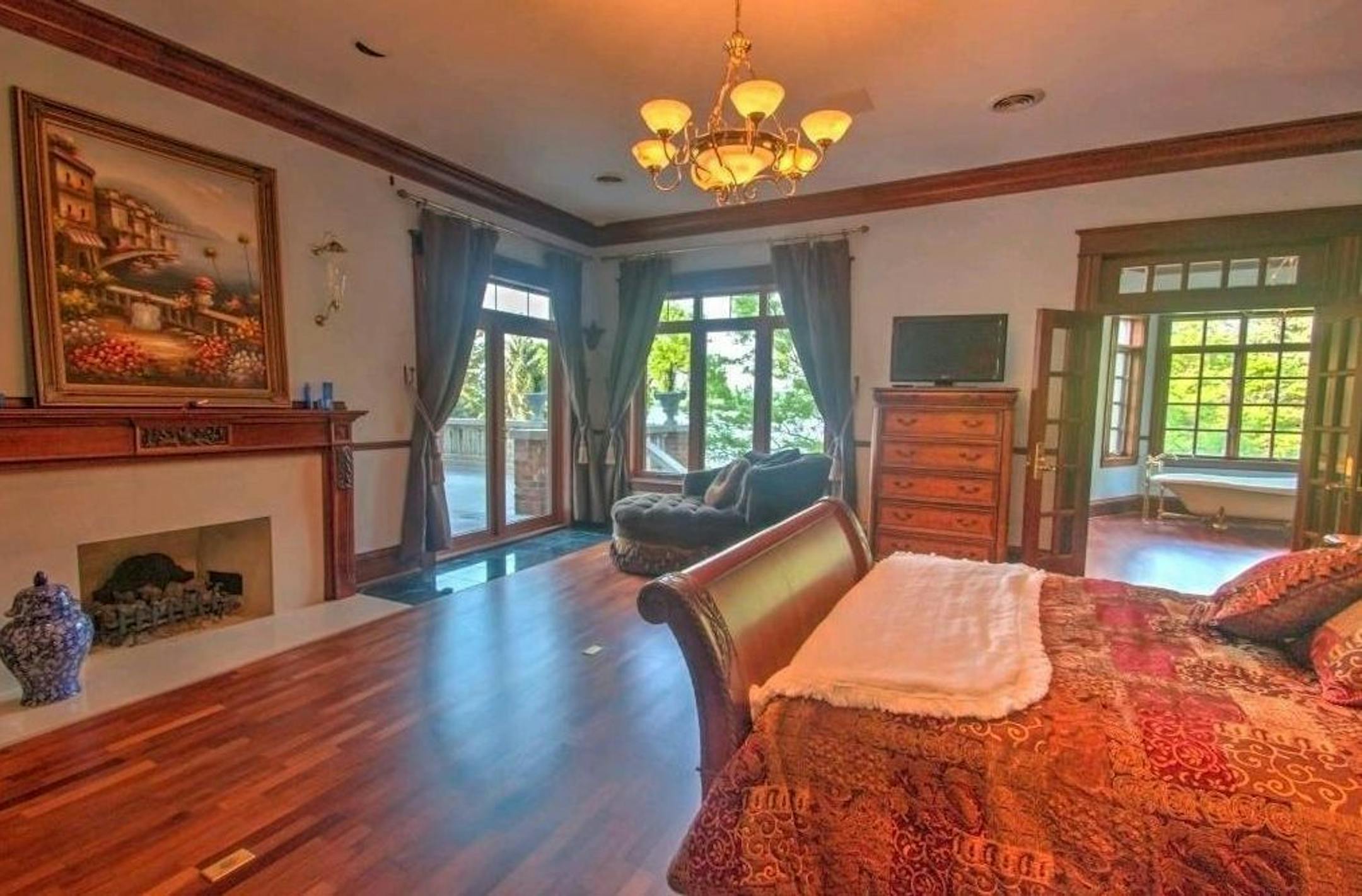 The master bedroom.