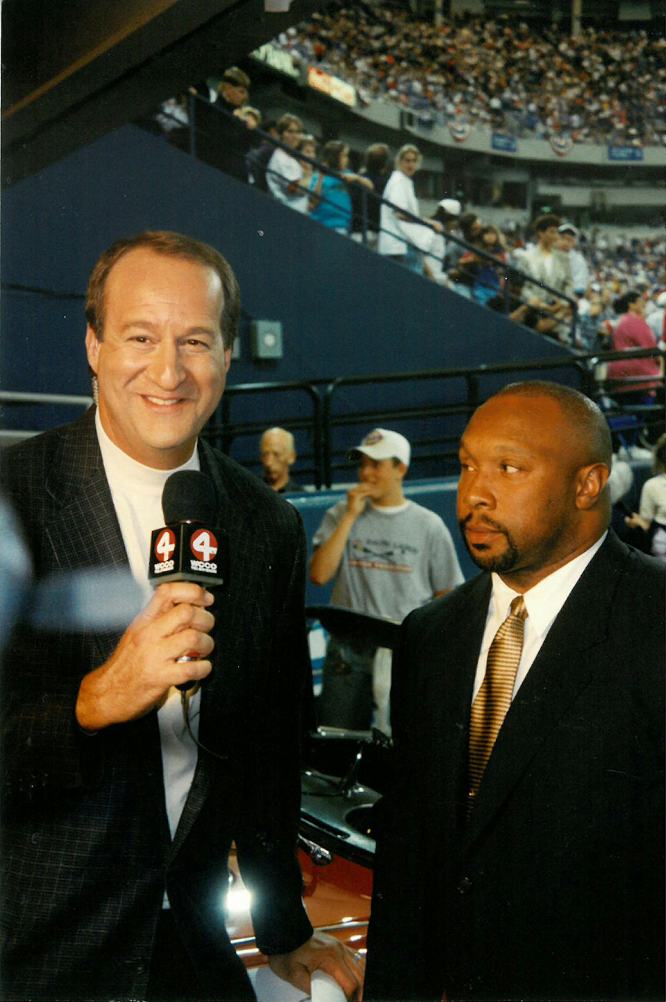 Mark Rosen with Kirby Puckett.