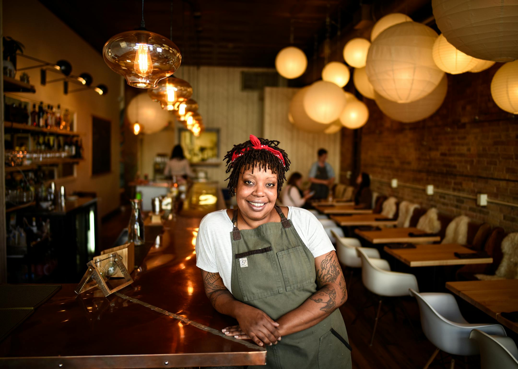 Martha's Daughter's owner and chef Nyanyika Banda. ] AARON LAVINSKY &#xef; aaron.lavinsky@startribune.com Annual food travel issue heads to Duluth, where a lot of new restaurants are popping up. We photograph restaurants and scenic Duluth on Wednesday, June 6 and Thursday, June 7, 2018.