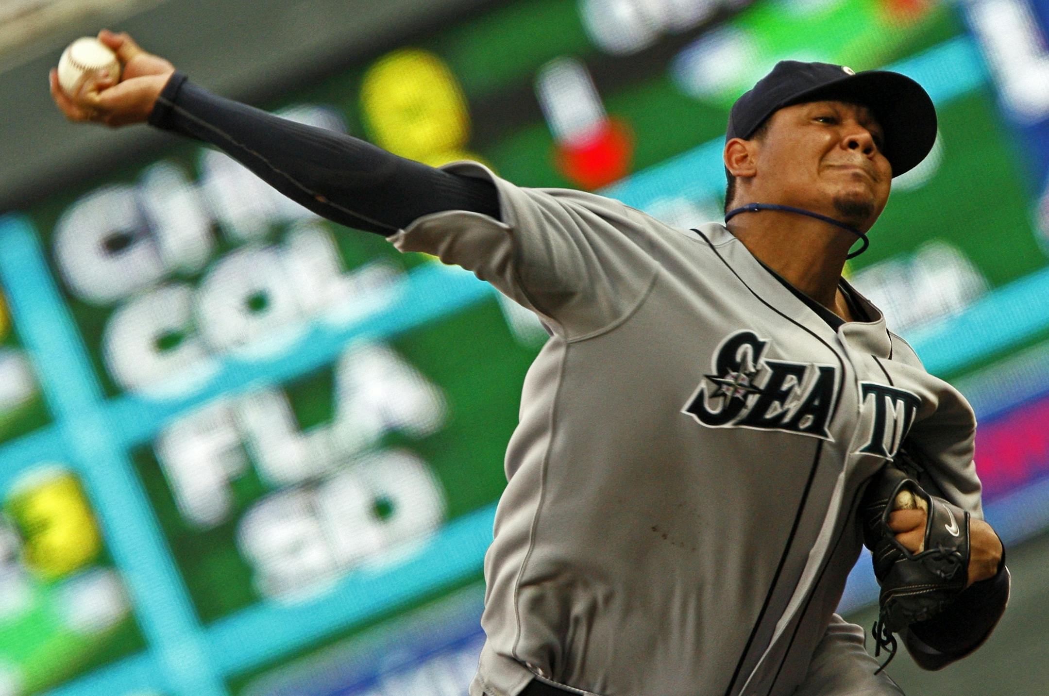 Seattle starting pitcher Felix Hernandez.