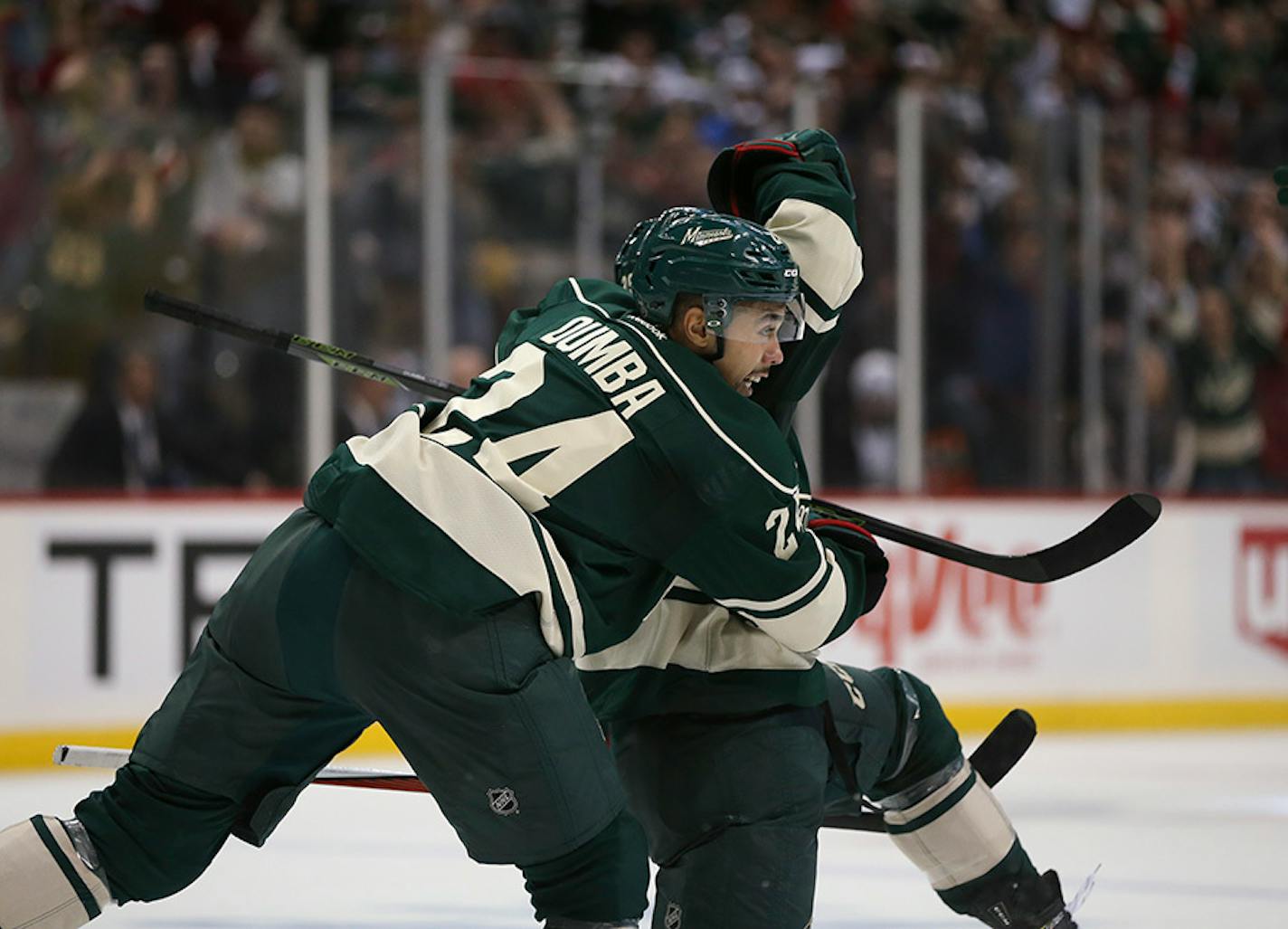 Wild defenseman Matt Dumba (24)