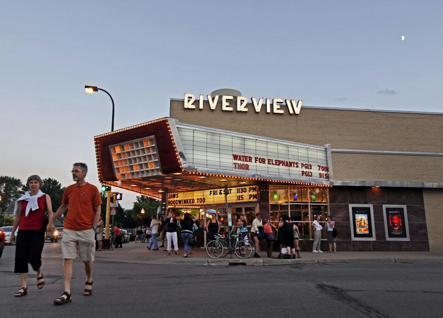 The retro Riverview theater in south Minneapolis, as it looked in 2011.