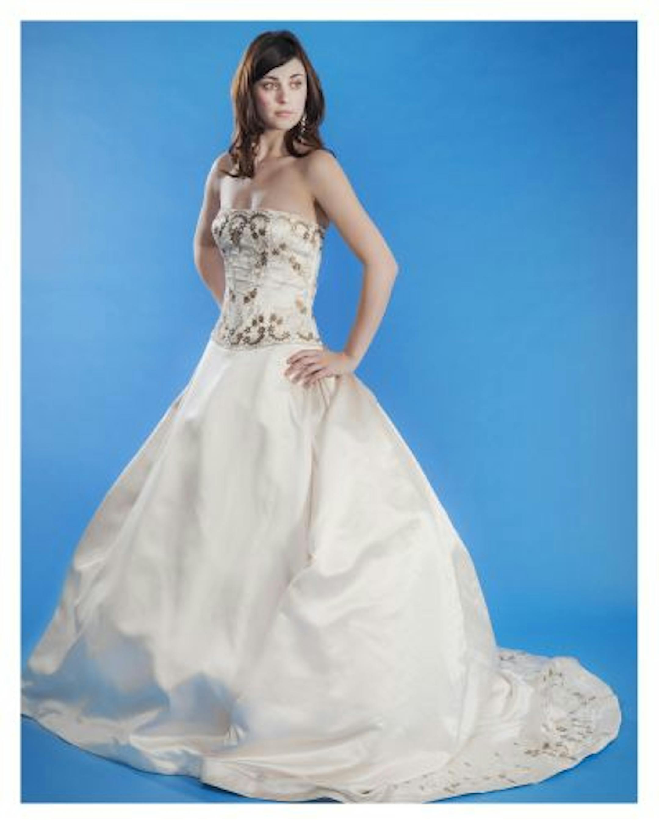 Reem Acra gown for Goodwill/Easter Seals' Bridal Showcase.