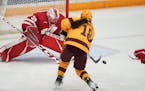 Gophers star Abbey Murphy (18) leads all Division I players with 31 goals.