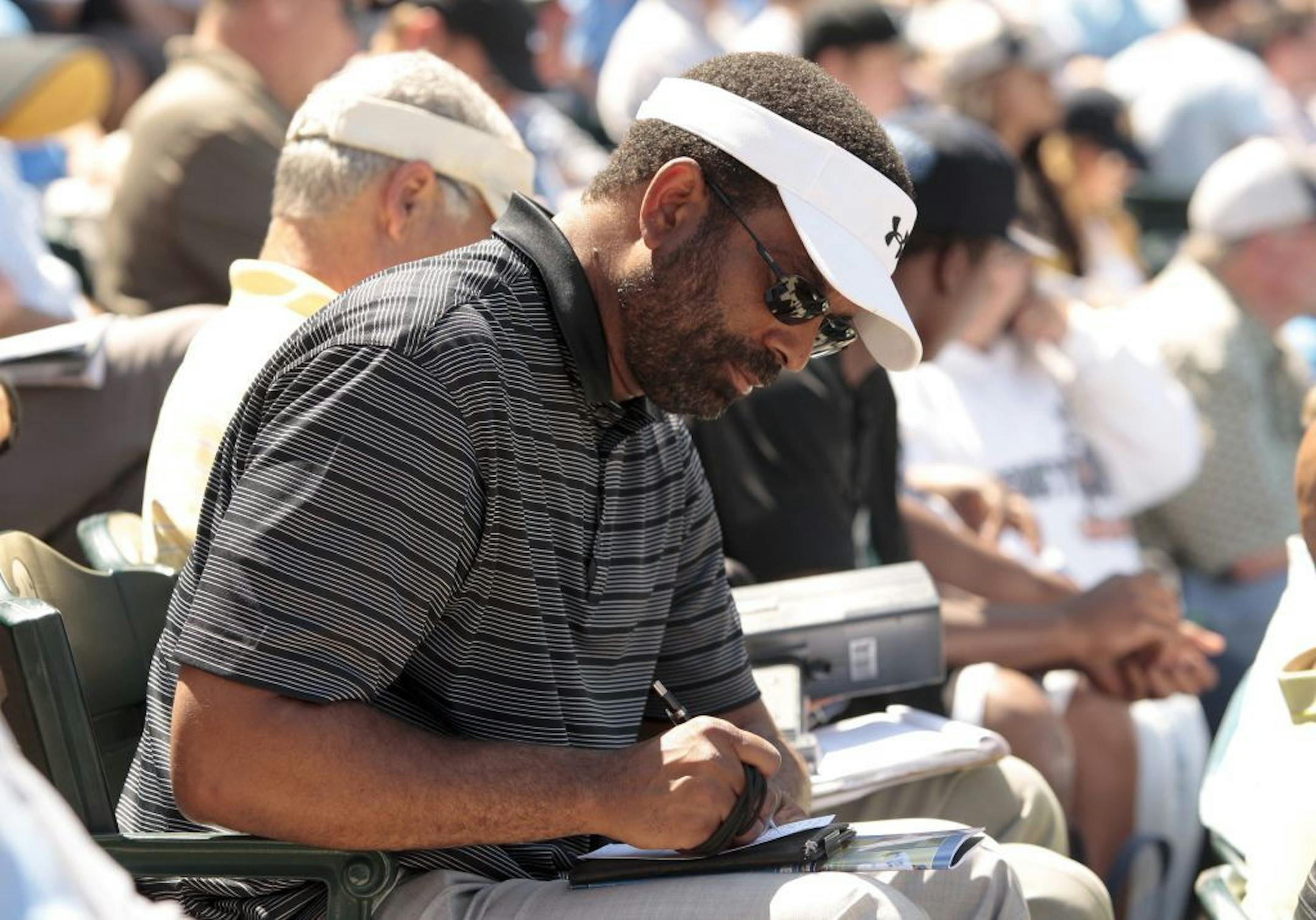 Twins scouting director Deron Johnson