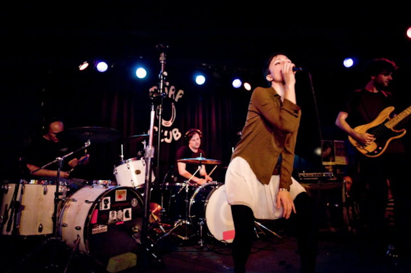 Polica at the Turf Club last month. / Photo by Leslie Plesser