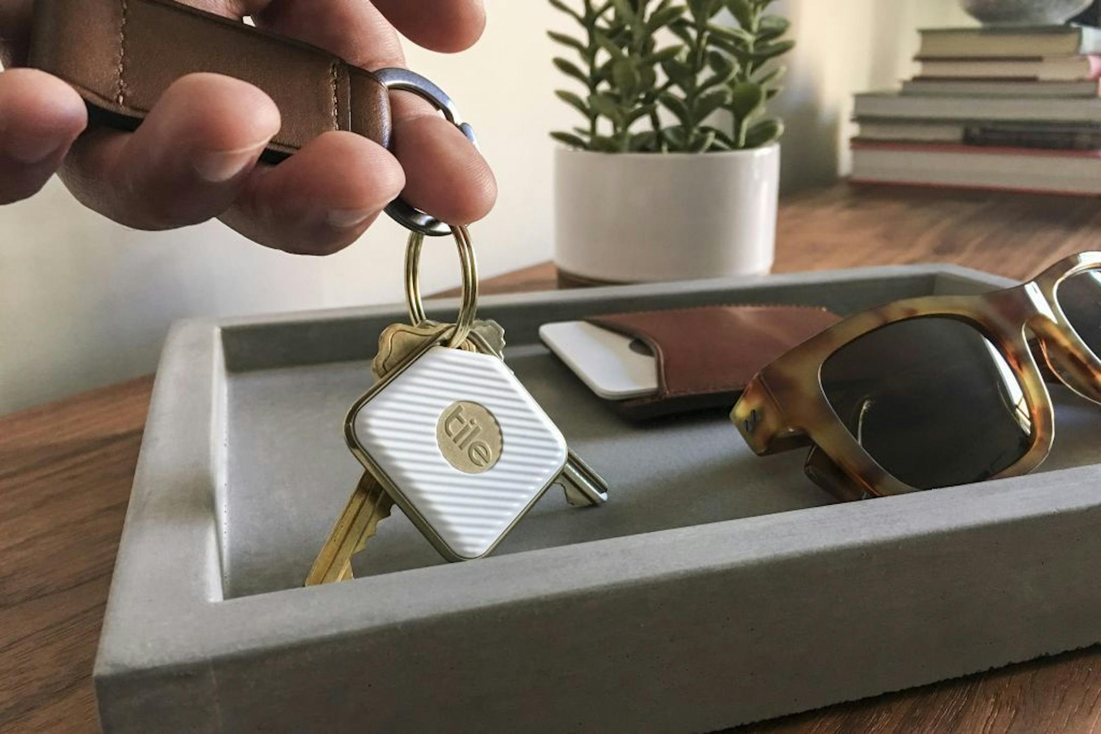 Tile Mate Bluetooth tracker.