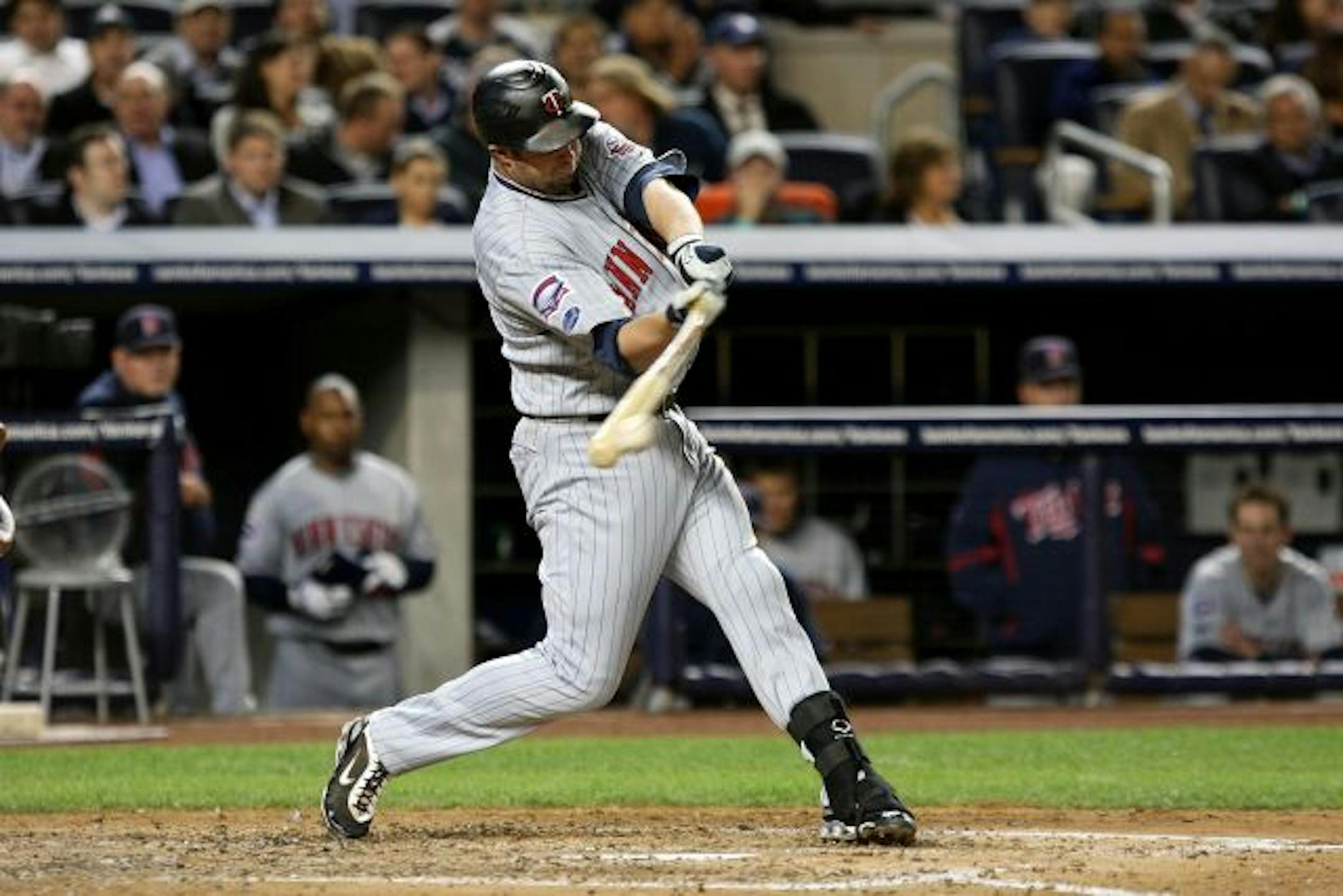 Michael Cuddyer, who contributed an RBI in Game 1, hasn't let his exuberance wane despite the Twins' deficit in their series with the Yankees.