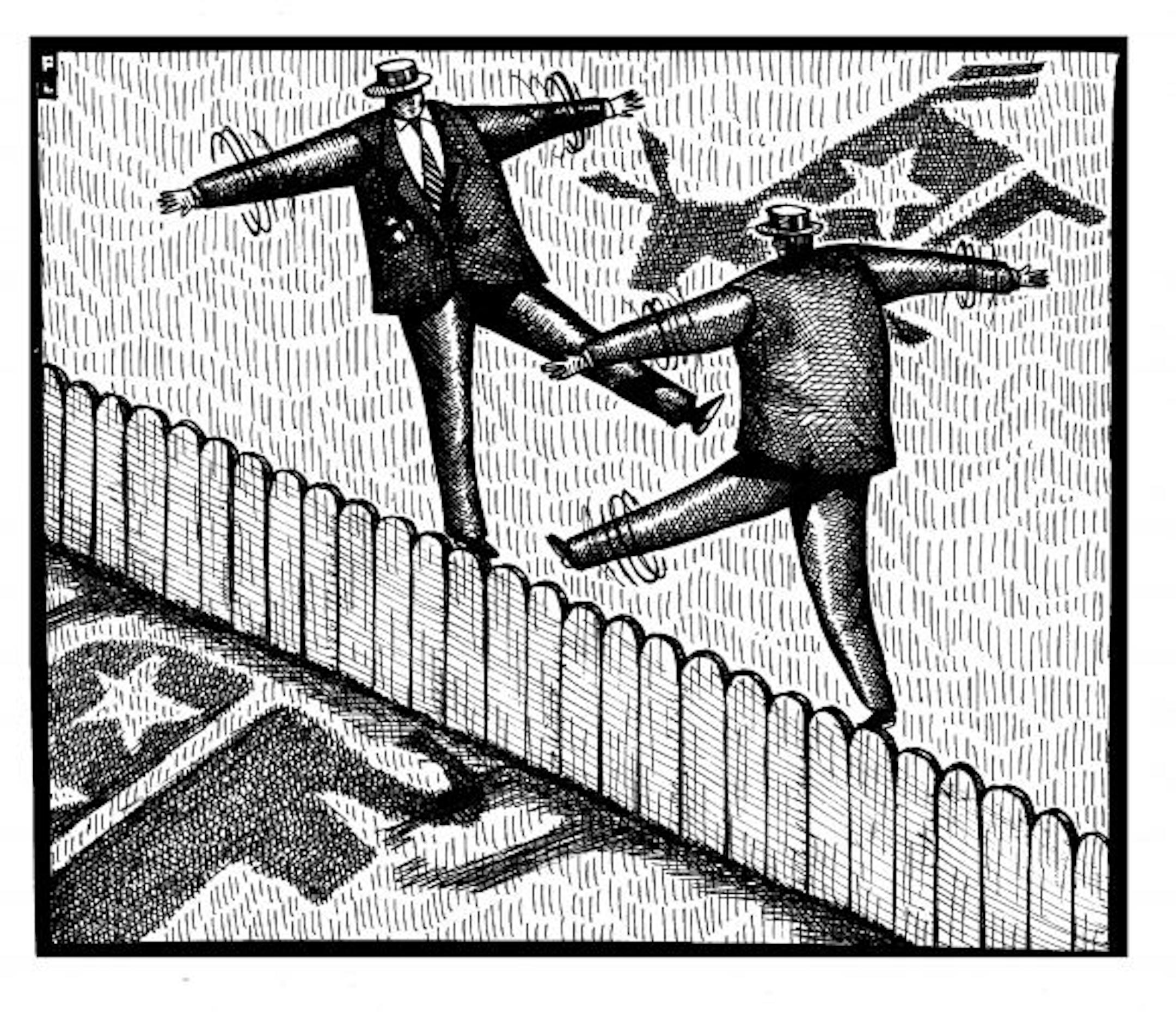 Centrist Politics by Paul Lachine/NewsArt