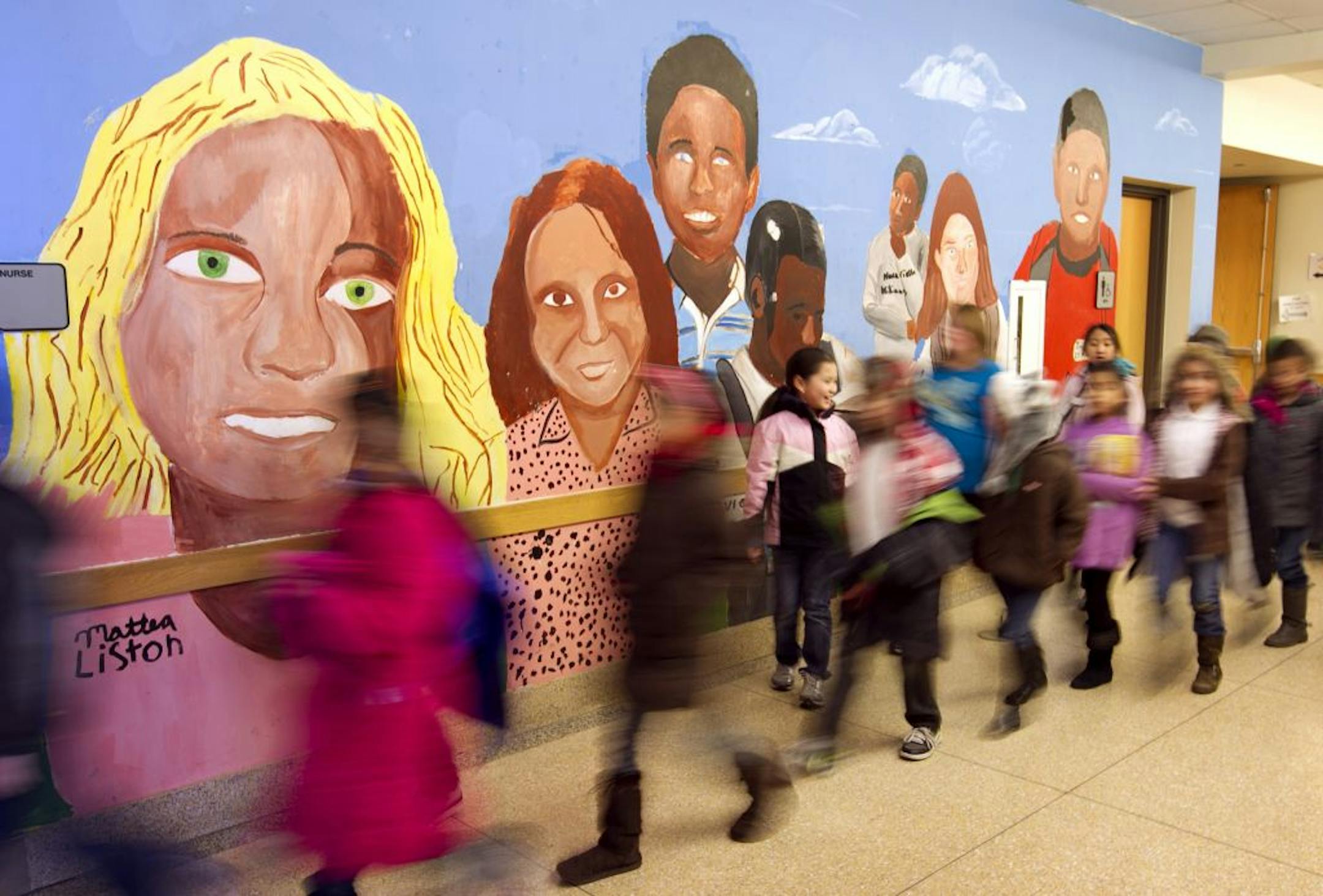 File photo: Students at Earle Brown Elementary School in Brooklyn Center.