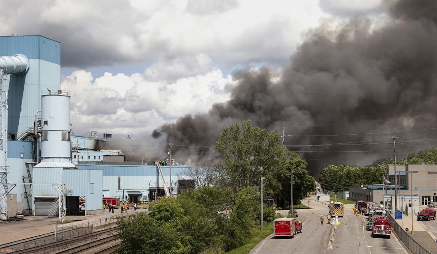 The Verso paper mill in Sartell, Minn., burned in May and will not reopen. The mill was a large Xcel electric customer.