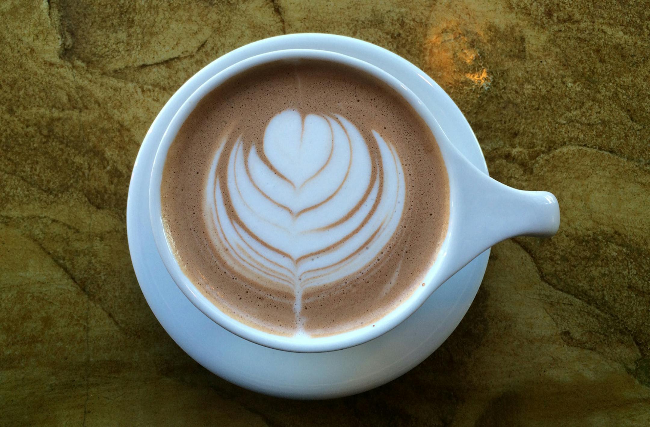 Hot chocolate from the Angry Catfish. Photo by Rick Nelson, Star Tribune