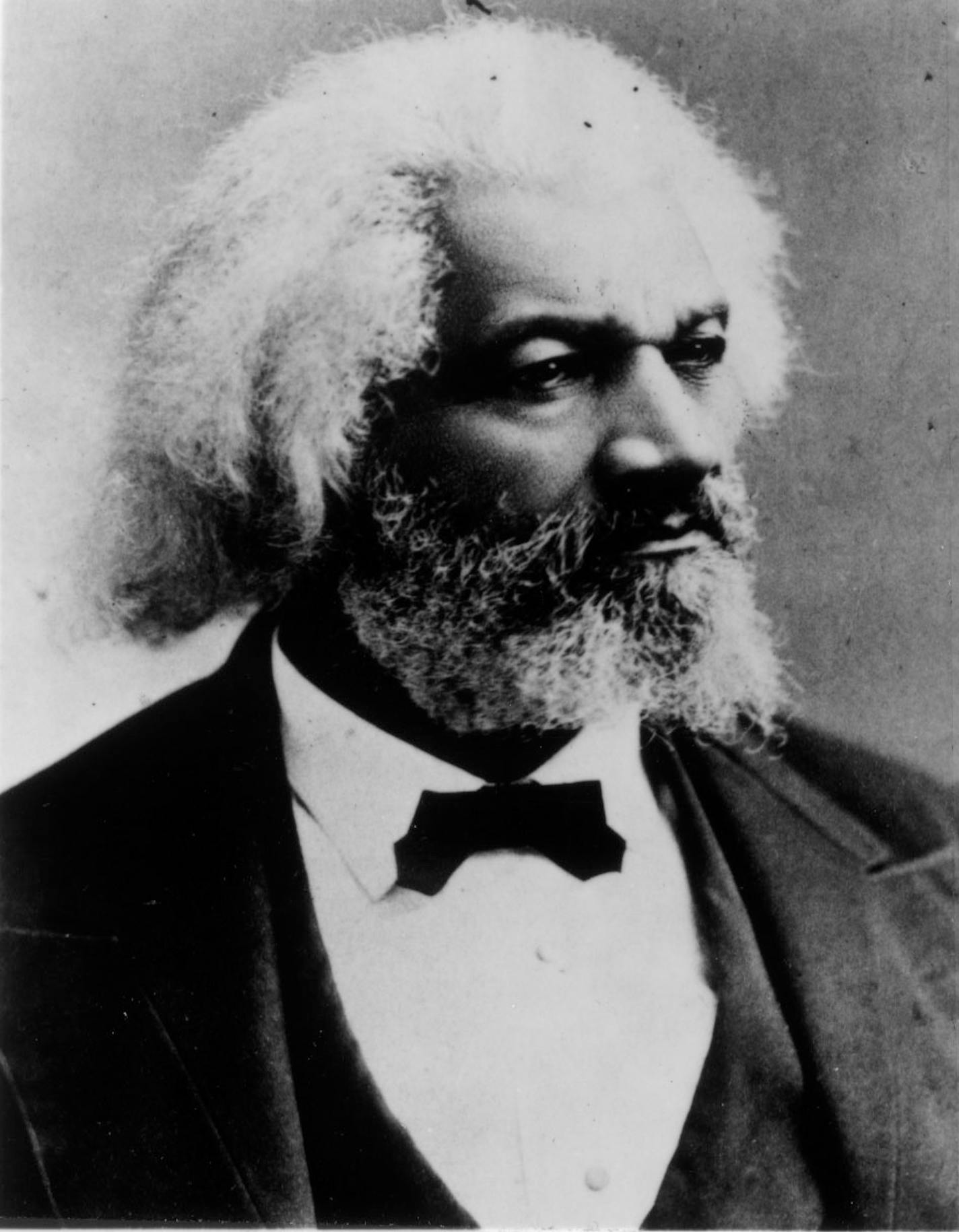 Frederick Douglass in the late 1800s. National Portrait Gallery