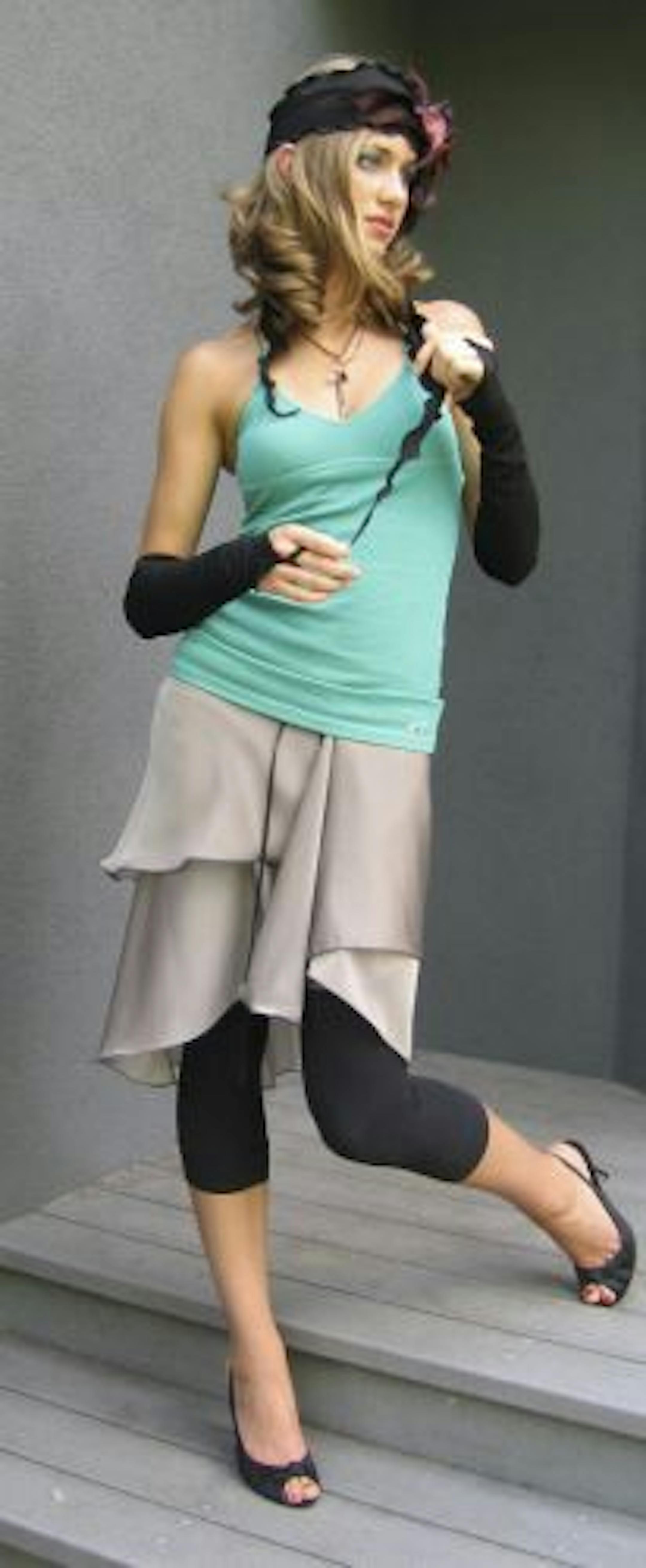 Soft Chocolates designs by Betsy Henderson will be featured in the Heartland Tango fashion show.