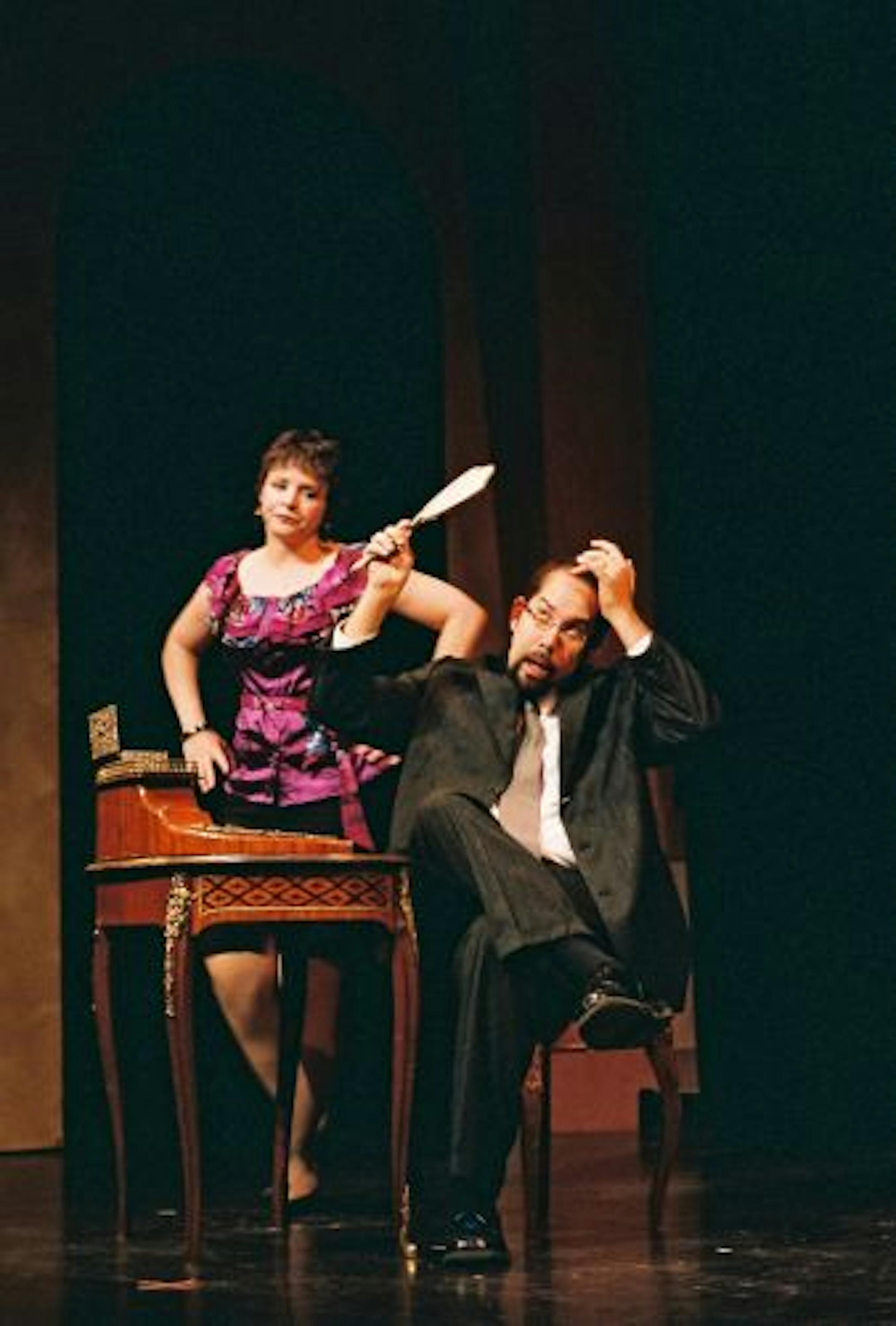 Alicia Berneche and Jeffrey Madison in "Don Pasquale"