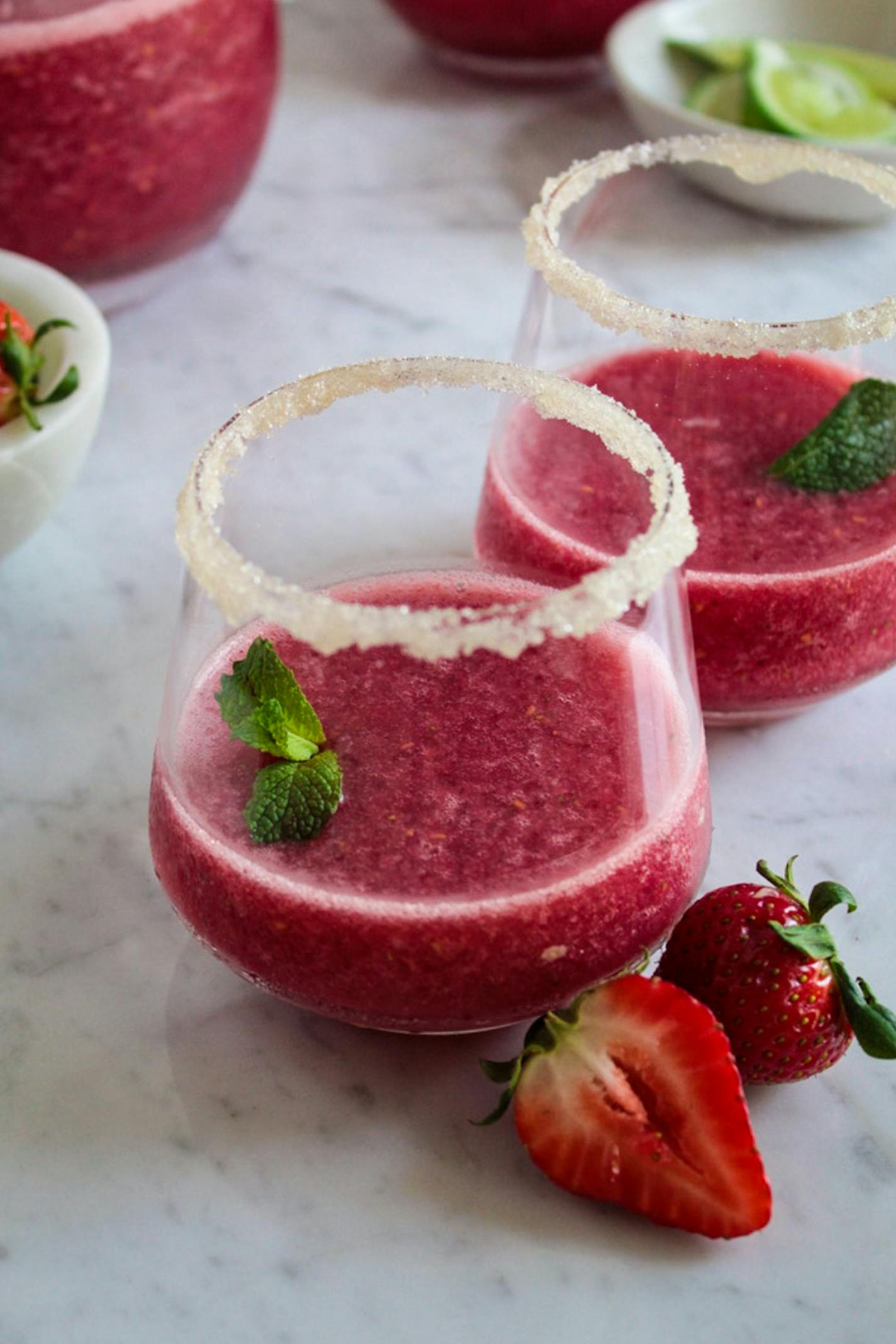 Fresh berries make sweet summer cocktails using your liquor of choice — or a refreshing N/A version. Recipe by Beth Dooley, photo by Ashley Moyna Schwickert