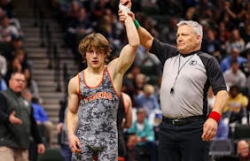 Princeton’s Tyler Wells went 162-1 in his high school years, a state-record success rate.