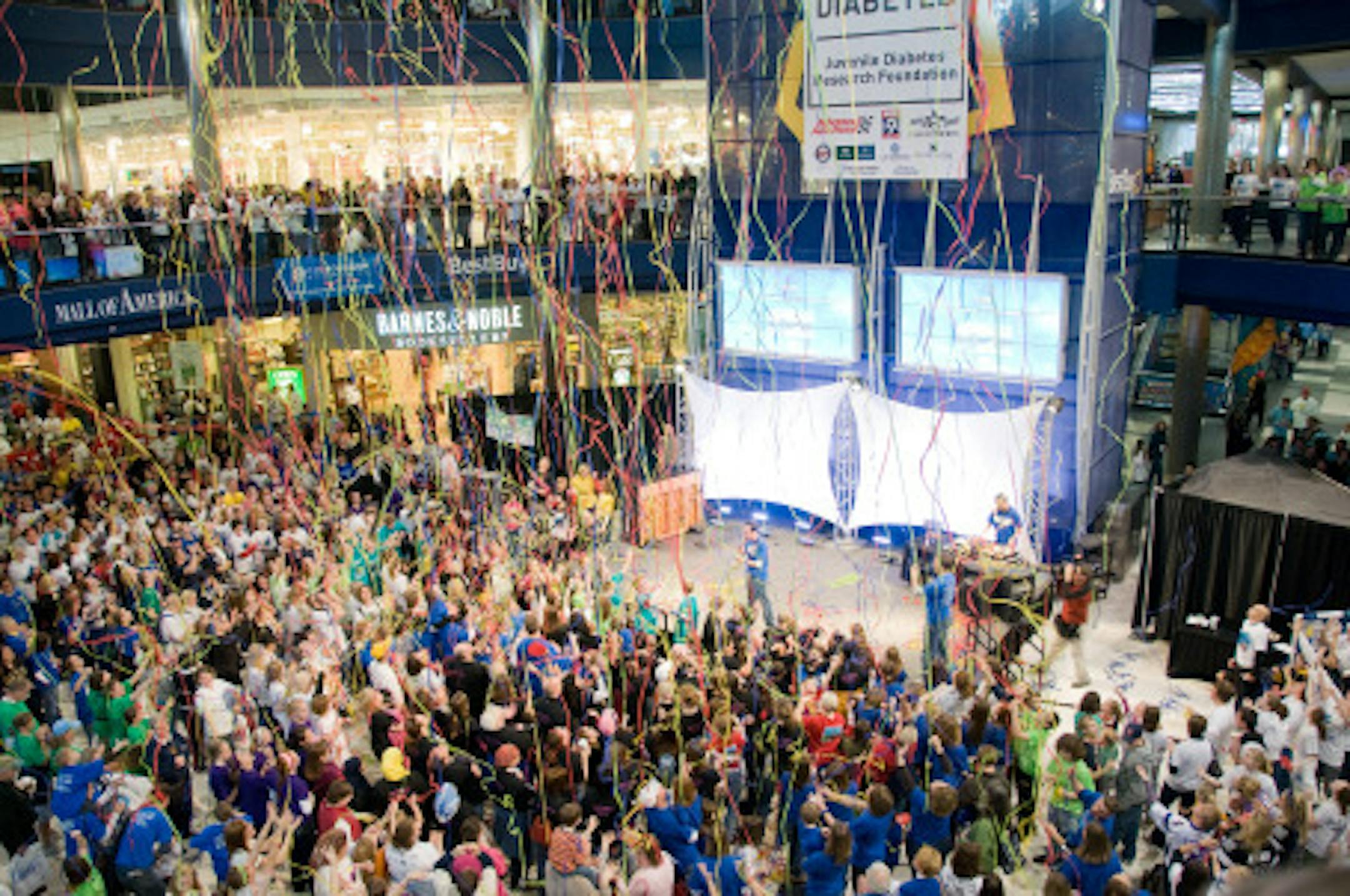 The scene at the 2010 Walk to Cure Diabetes