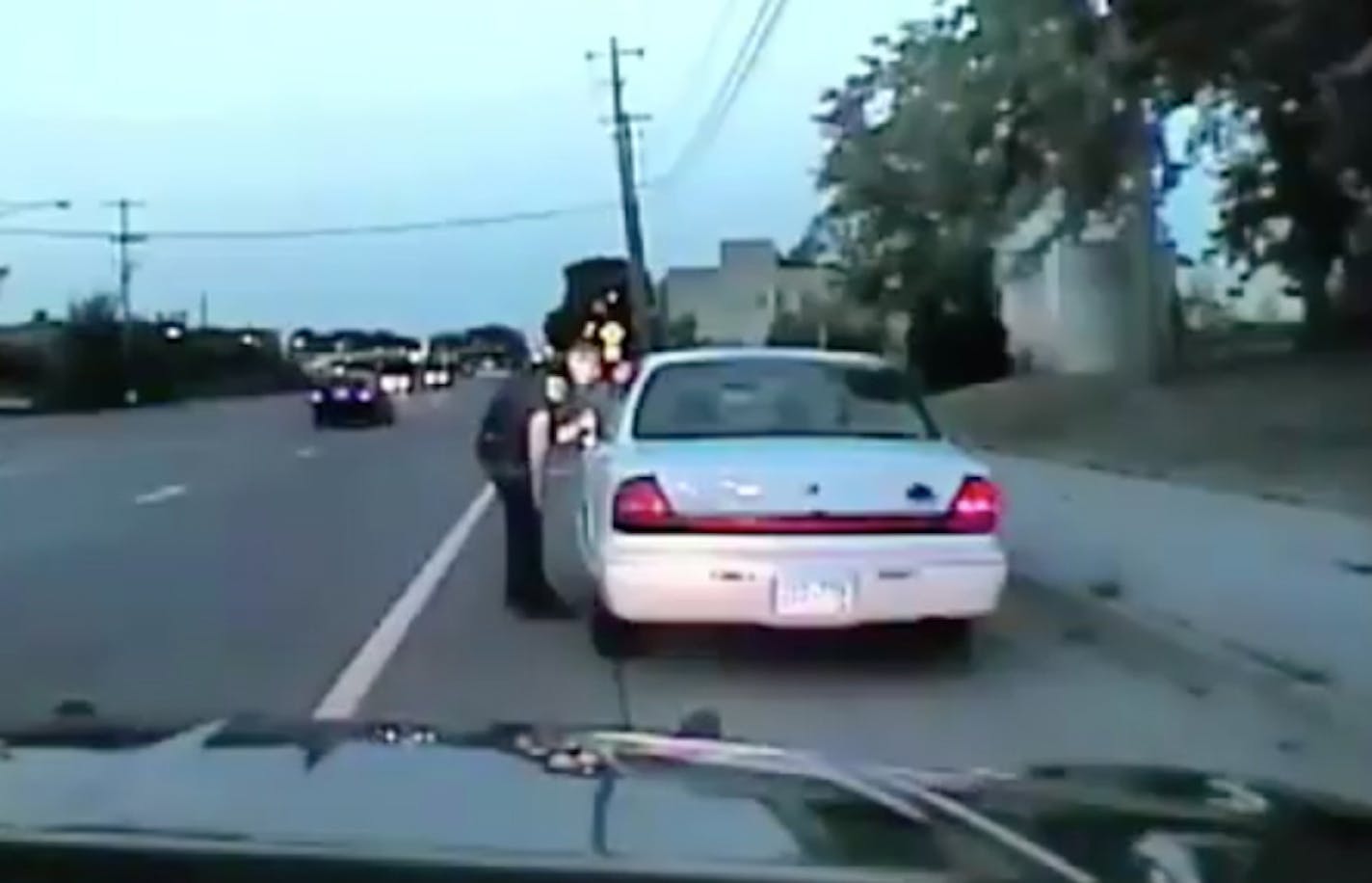 Squad dashcam video -- Yanez case. 1 of 8.