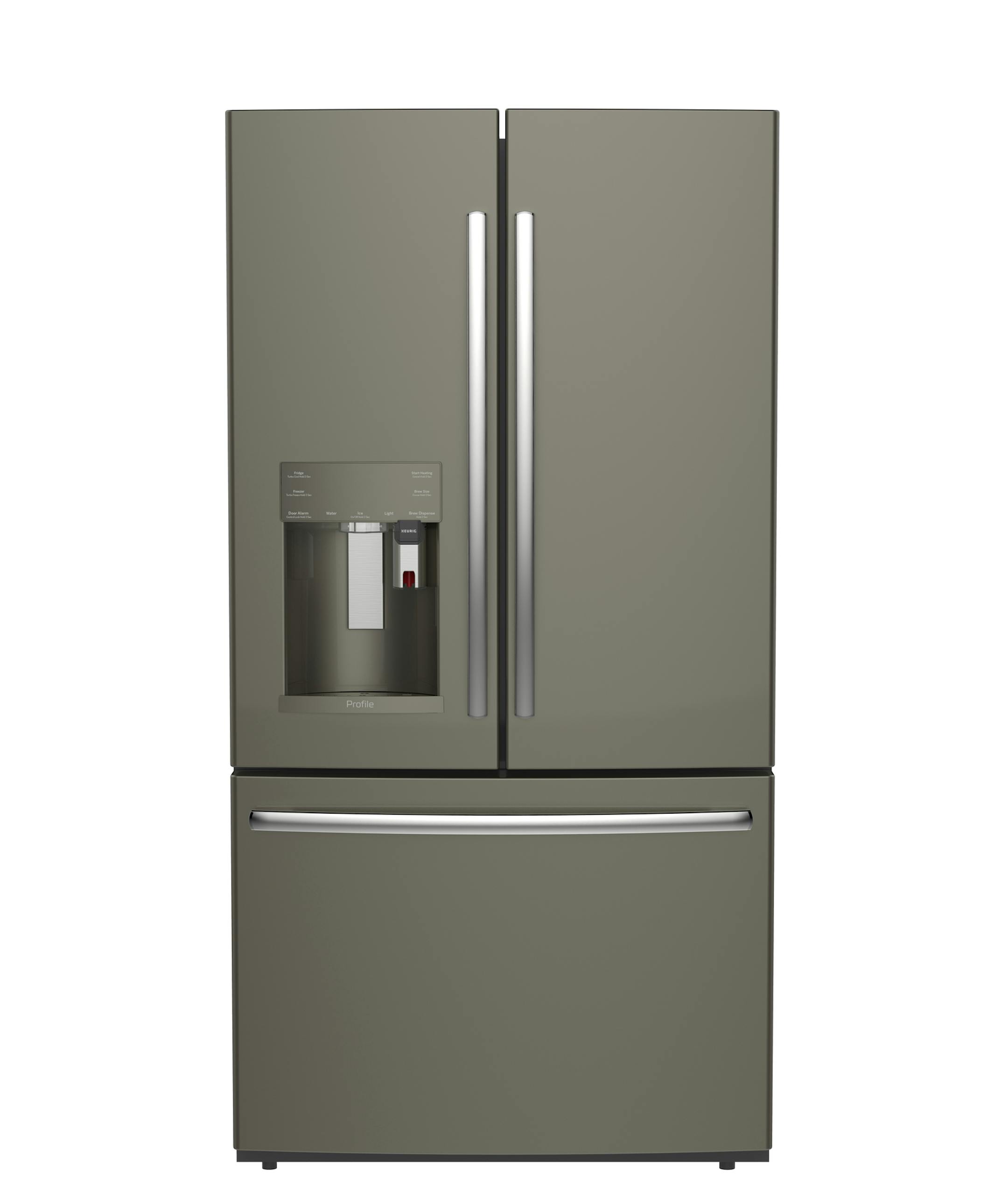 Following the success of the GE CafÈô Series refrigerator with KeurigÆ K-CupÆ Brewing System, GE is bringing their one-of-a-kind innovation to new GE Profileô model refrigerators.
credit: GE