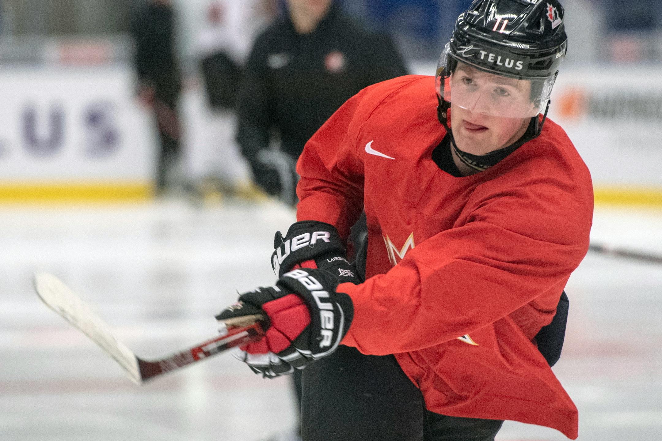 Canada's Alexis Lafreniere has nothing to do but wait now that his Canadian junior hockey season is over, and uncertainty over when the NHL draft will take place.