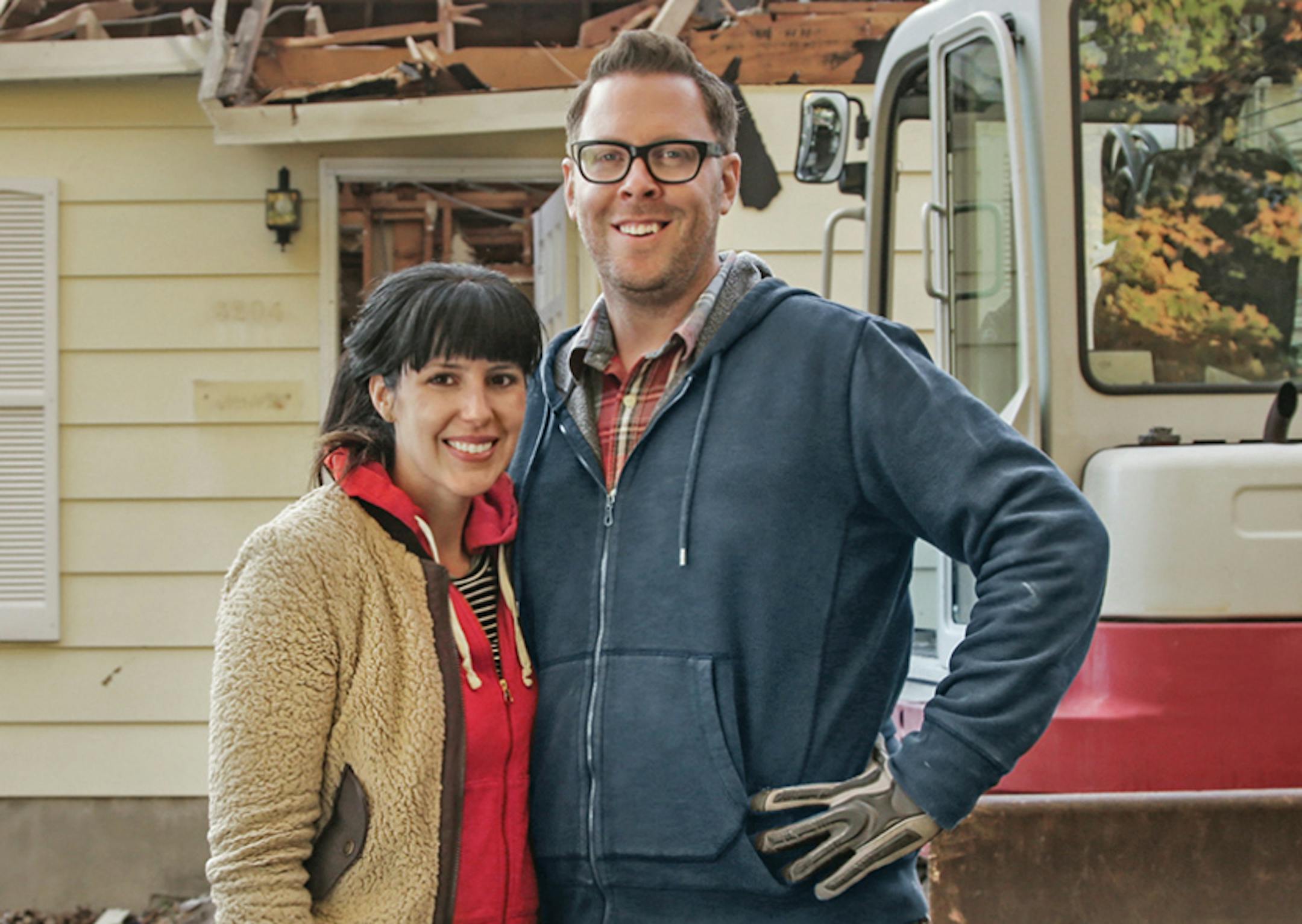 Heather and Brad Fox on HGTV's "Stay or Sell."
credit: HGTV