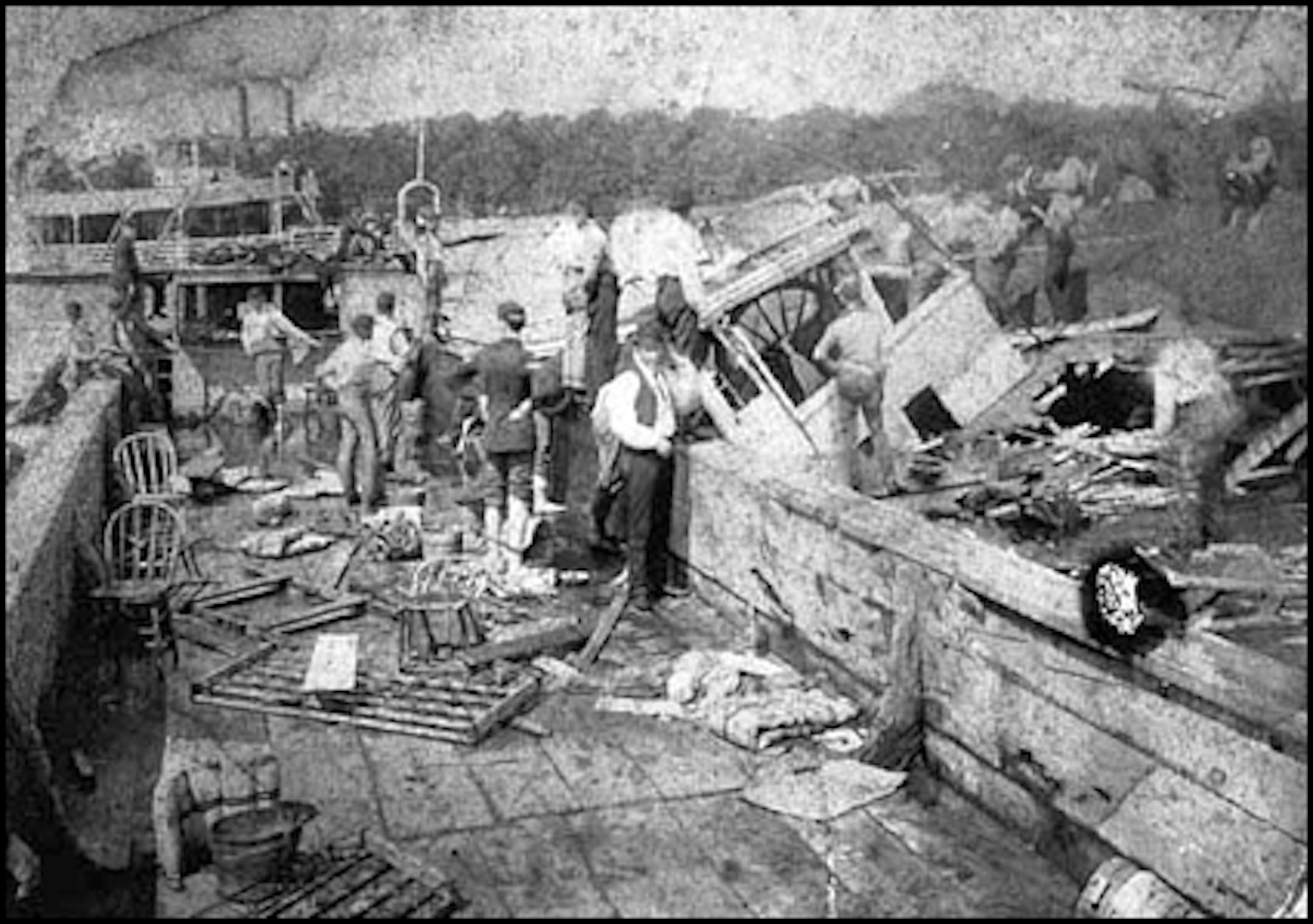 Sea Wing wreckage, Lake Pepin, Minn., 1890 http://collections.mnhs.org/visualresources/image.cfm?imageid=96378&Page=1&Digital=Yes&EndDate=1895&Keywords=Pepin&StartDate=1888&SearchType=Basic