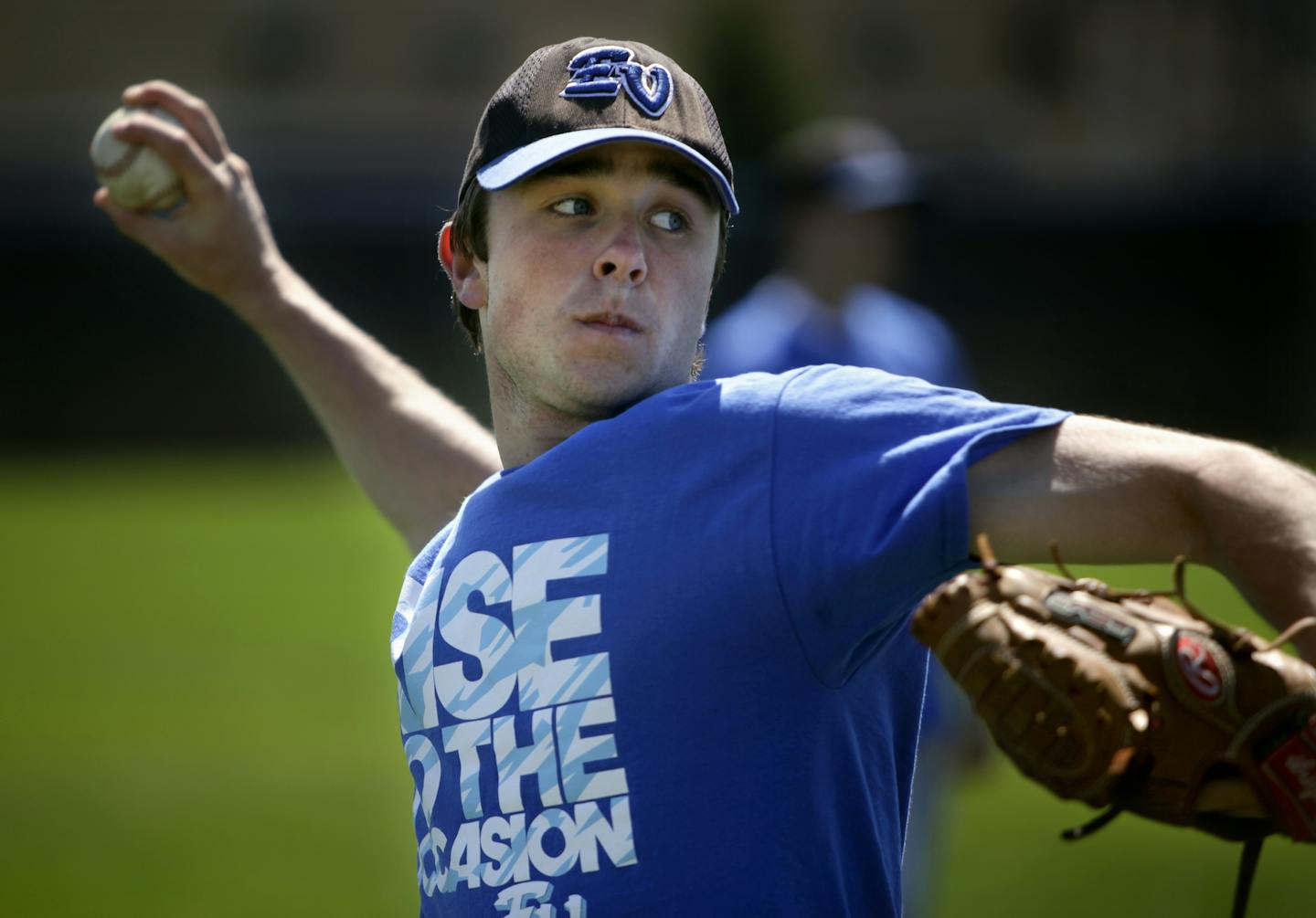 Grant Martinson of the Eastview baseball team in Apple Valley, MN on May 10, 2013. ] JOELKOYAMA&#x201a;&#xc4;&#xa2;joel koyama@startribune.com