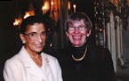 Judge Diana Murphy with Supreme Court Justice Ruth Bader Ginsburg