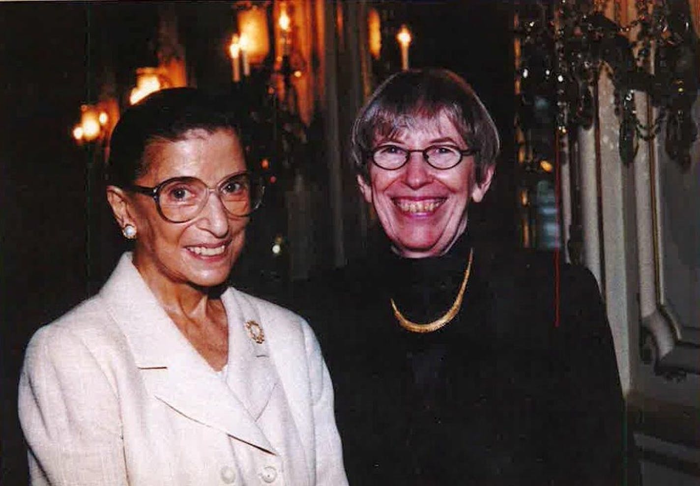 Judge Diana Murphy with Supreme Court Justice Ruth Bader Ginsburg