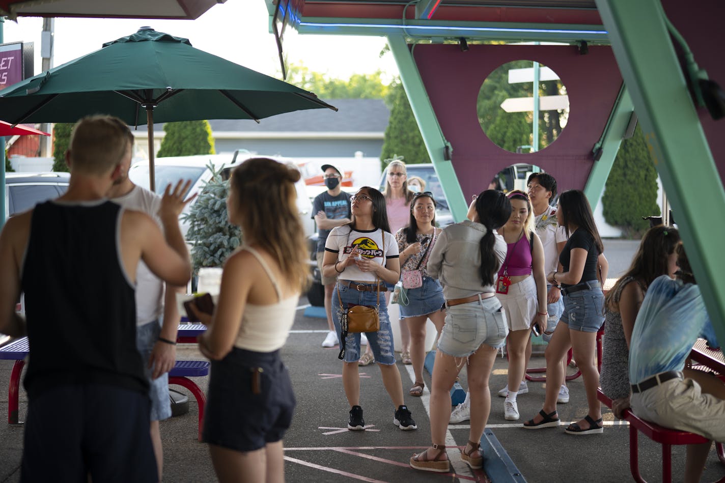 The walk-up counter was just as busy as the drive-up spaces at Clays Galaxy Drive In earlier this month until the St. Louis Park drive-in had to temporarily close July 3 after a worker tested positive for COVID-19. It is slated to reopen July 18.