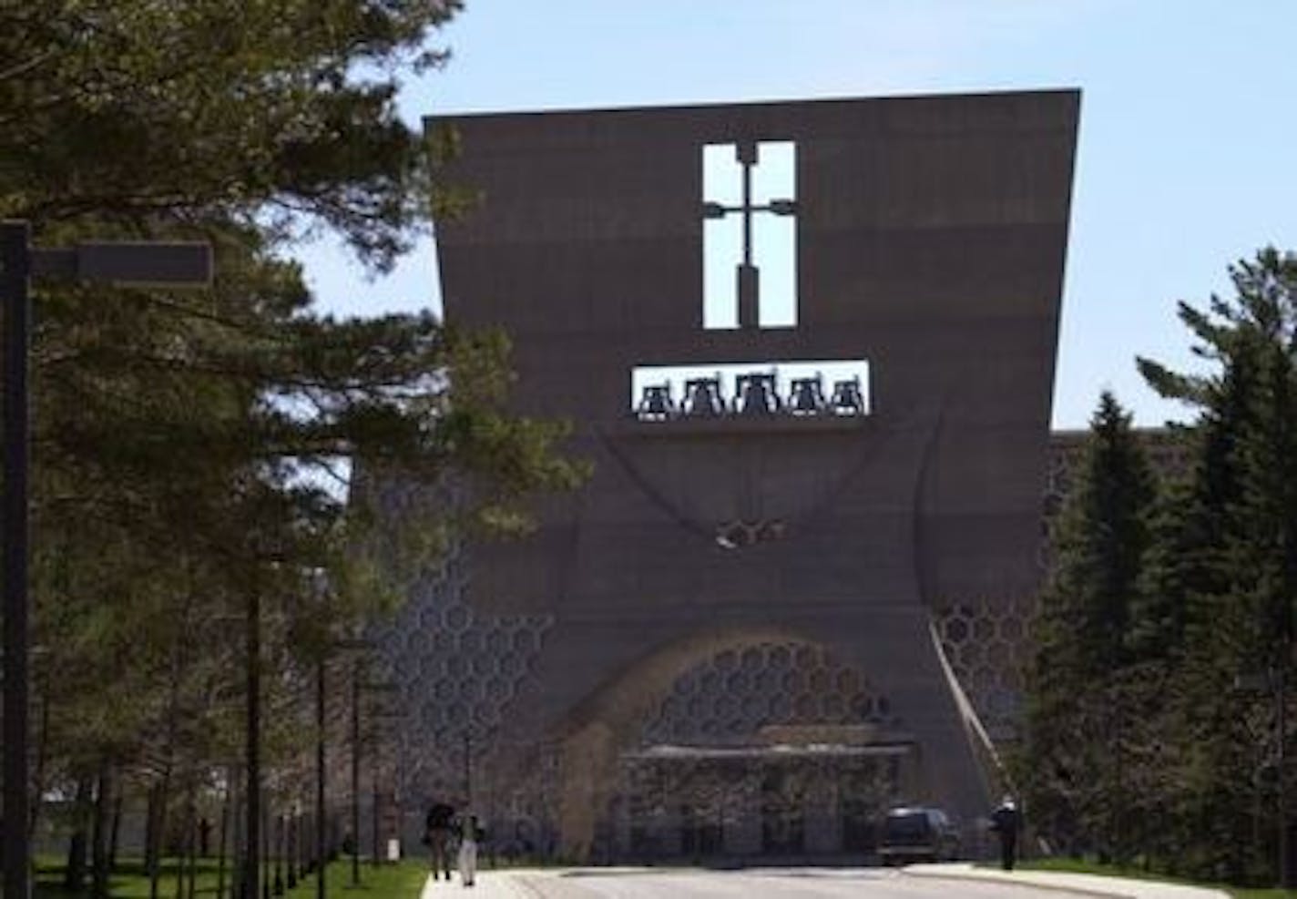 The Abbey Church on the St. John's University campus in Collegeville, Minn.