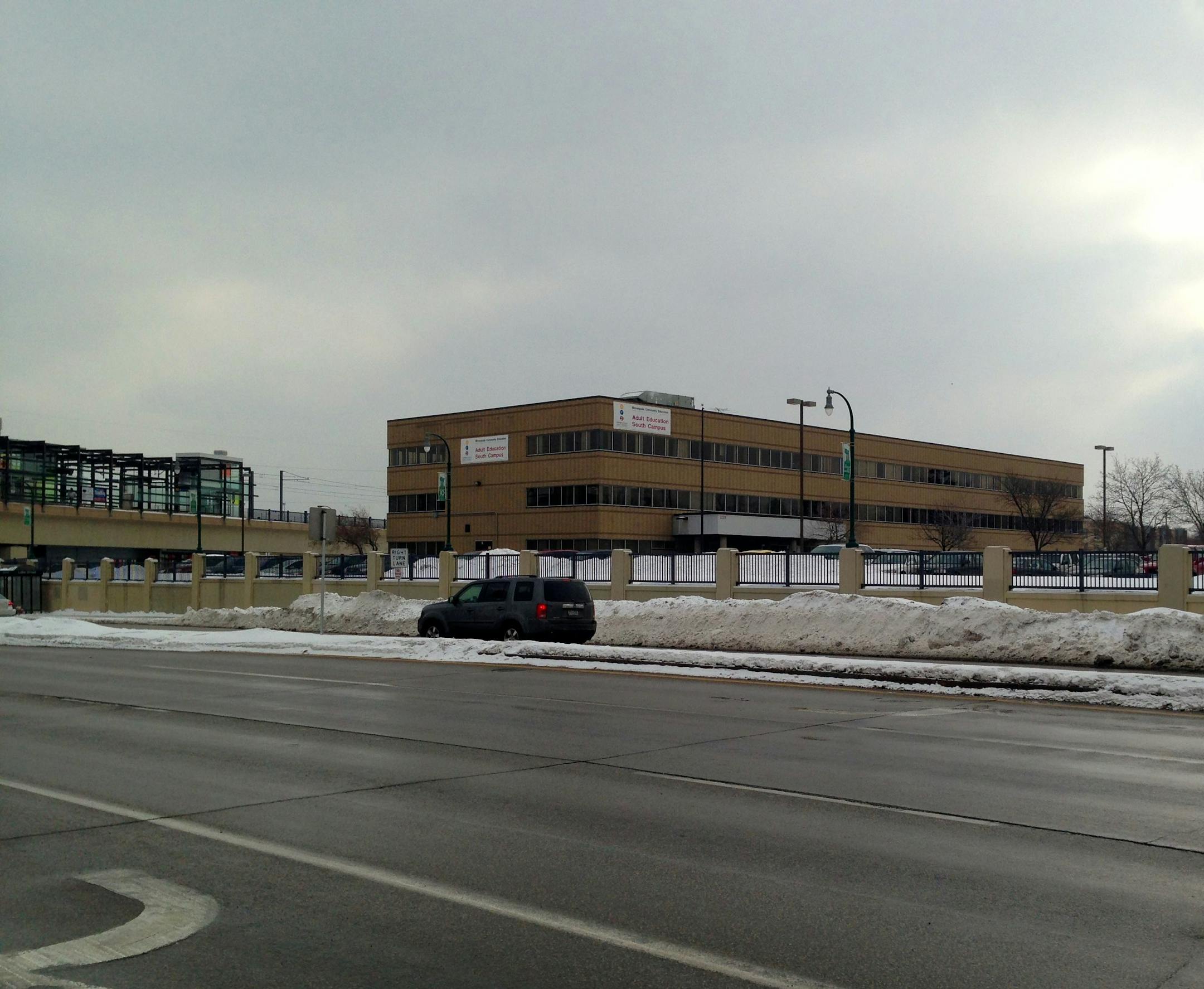 The Minneapolis School District owns a site next to the Lake Street light-rail station that many have eyed for development. The building houses key adult education programs.