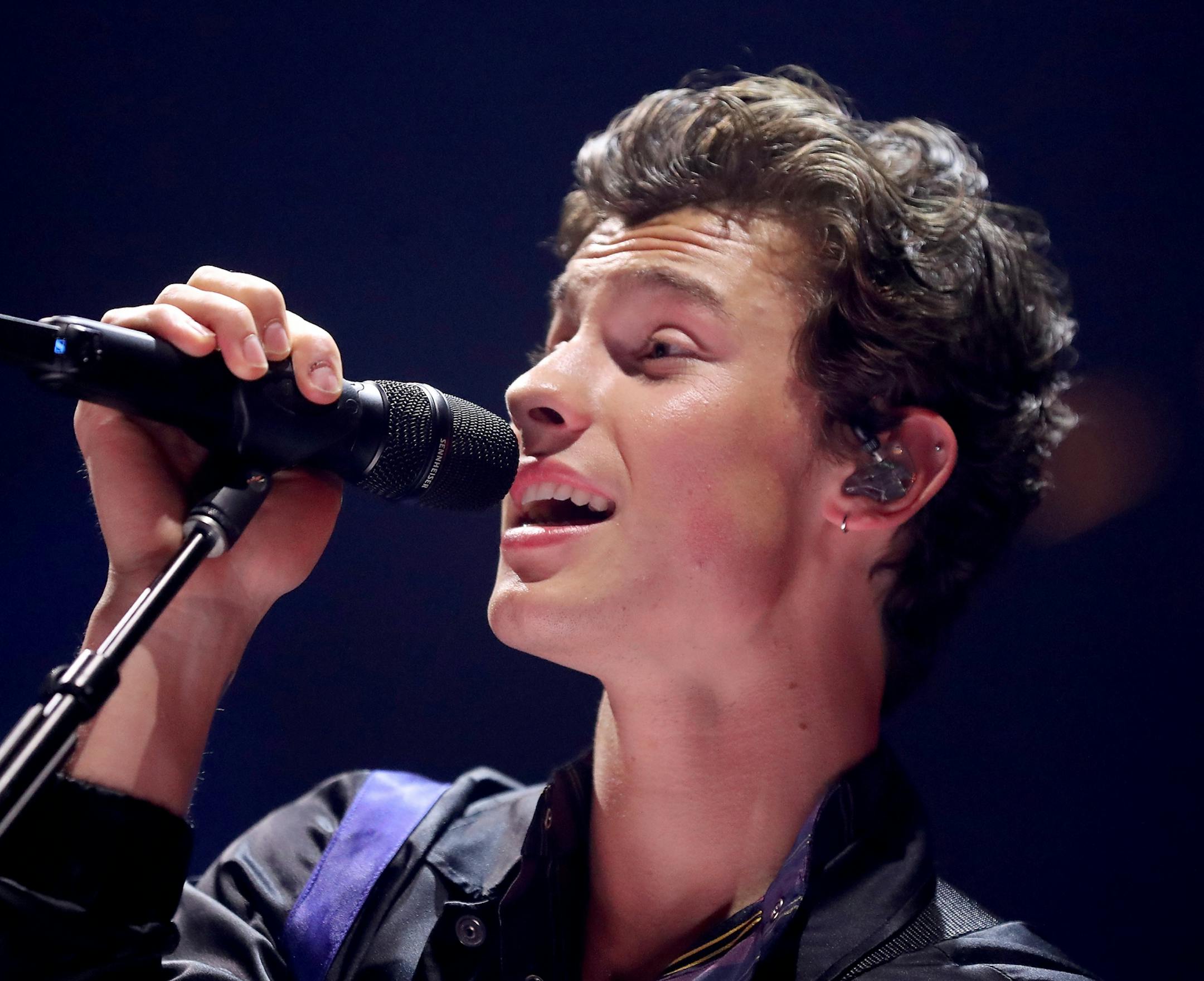 Shawn Mendes performs Friday, June 21, 2019, at the Xcel Energy Center in St. Paul, MN.