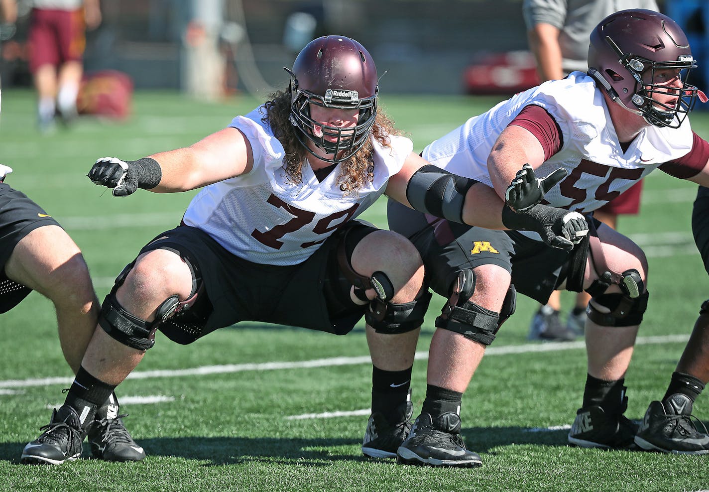 Gophers tackle Jonah Pirsig is close to returning from an ankle injury.