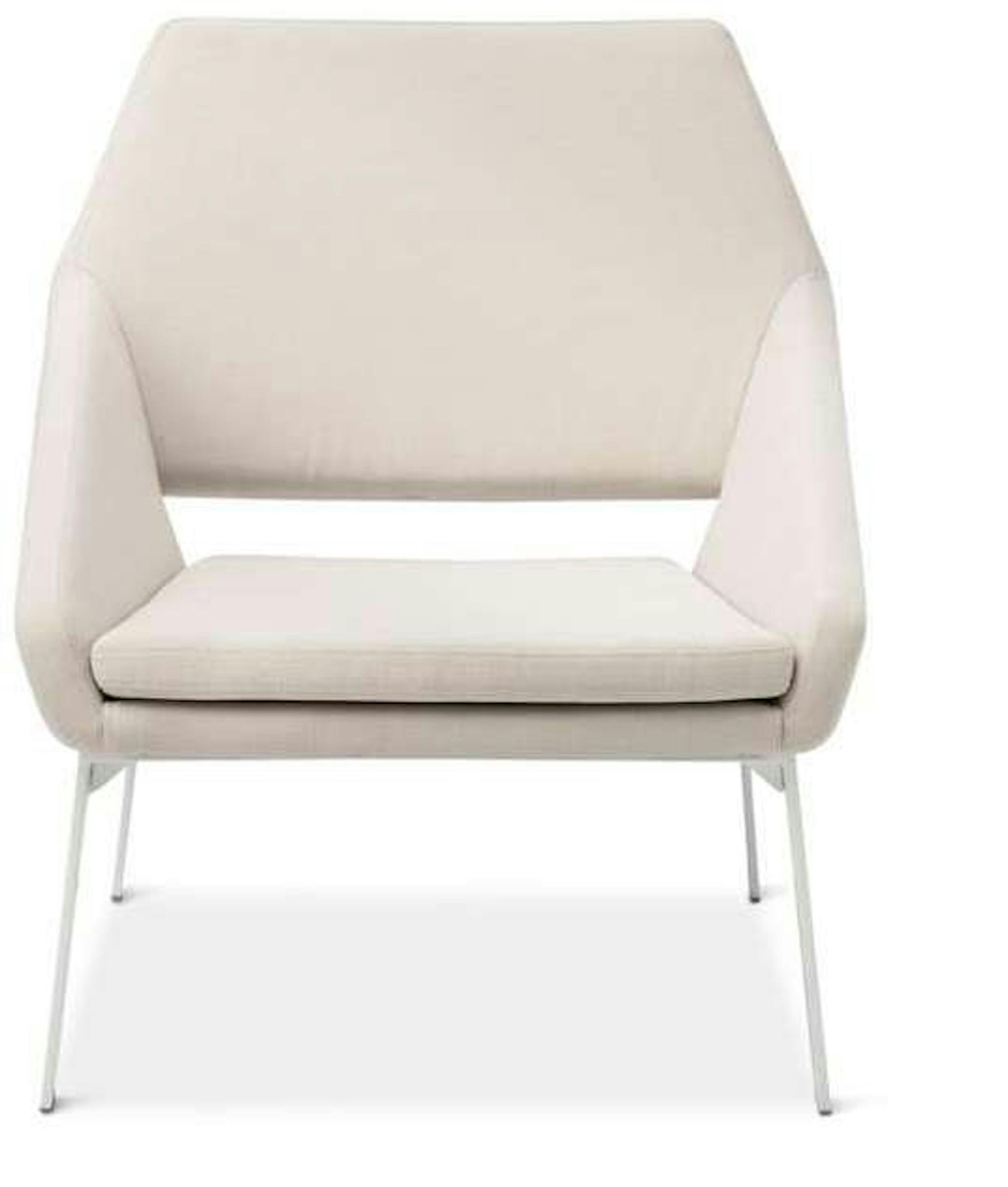 White lounge chair from the new Modern by Dwell Magazine collection.
