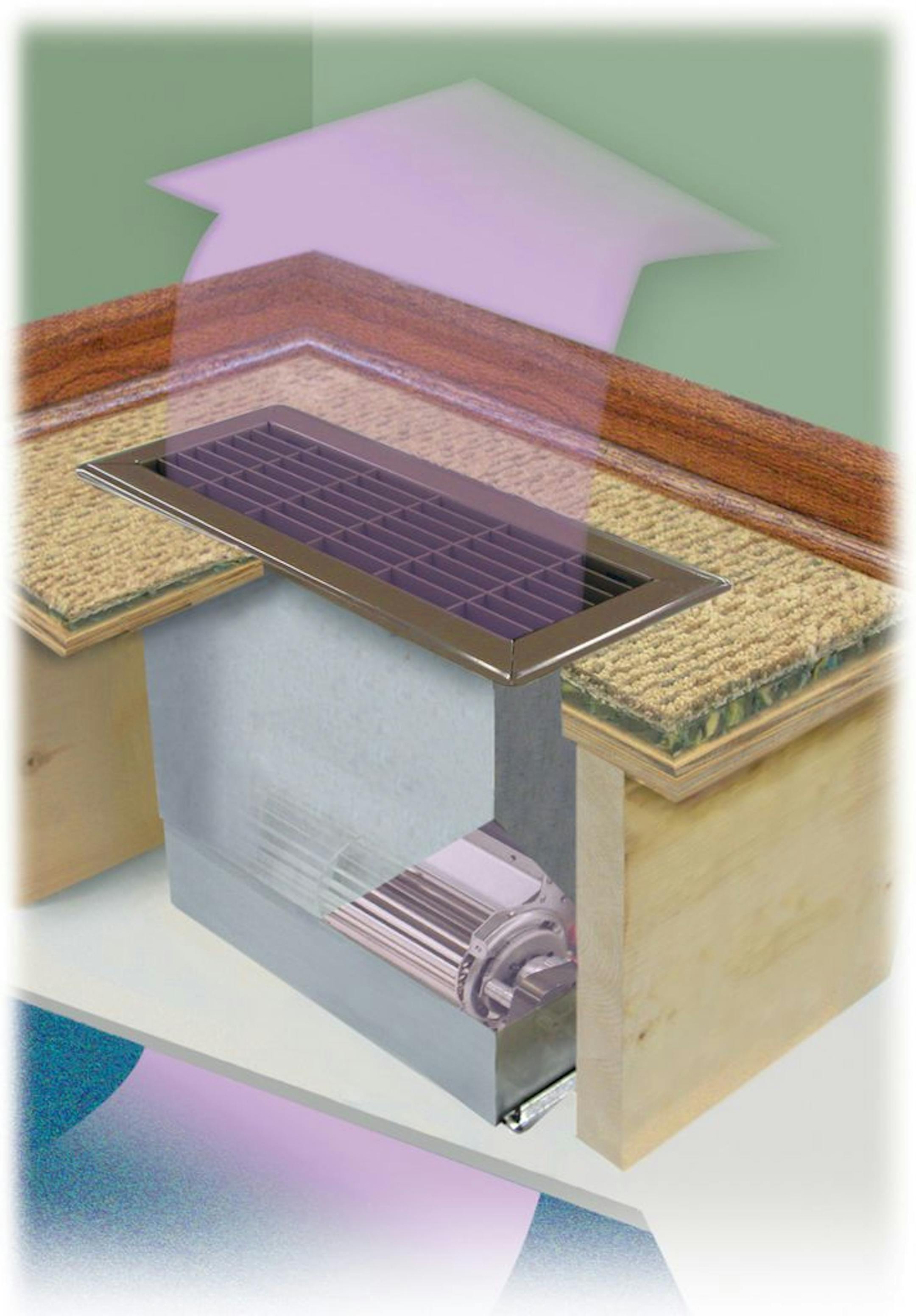 Tjernlund Products' AireShare transfer fans let you move heated or cooled air from one room or level of your house to another.