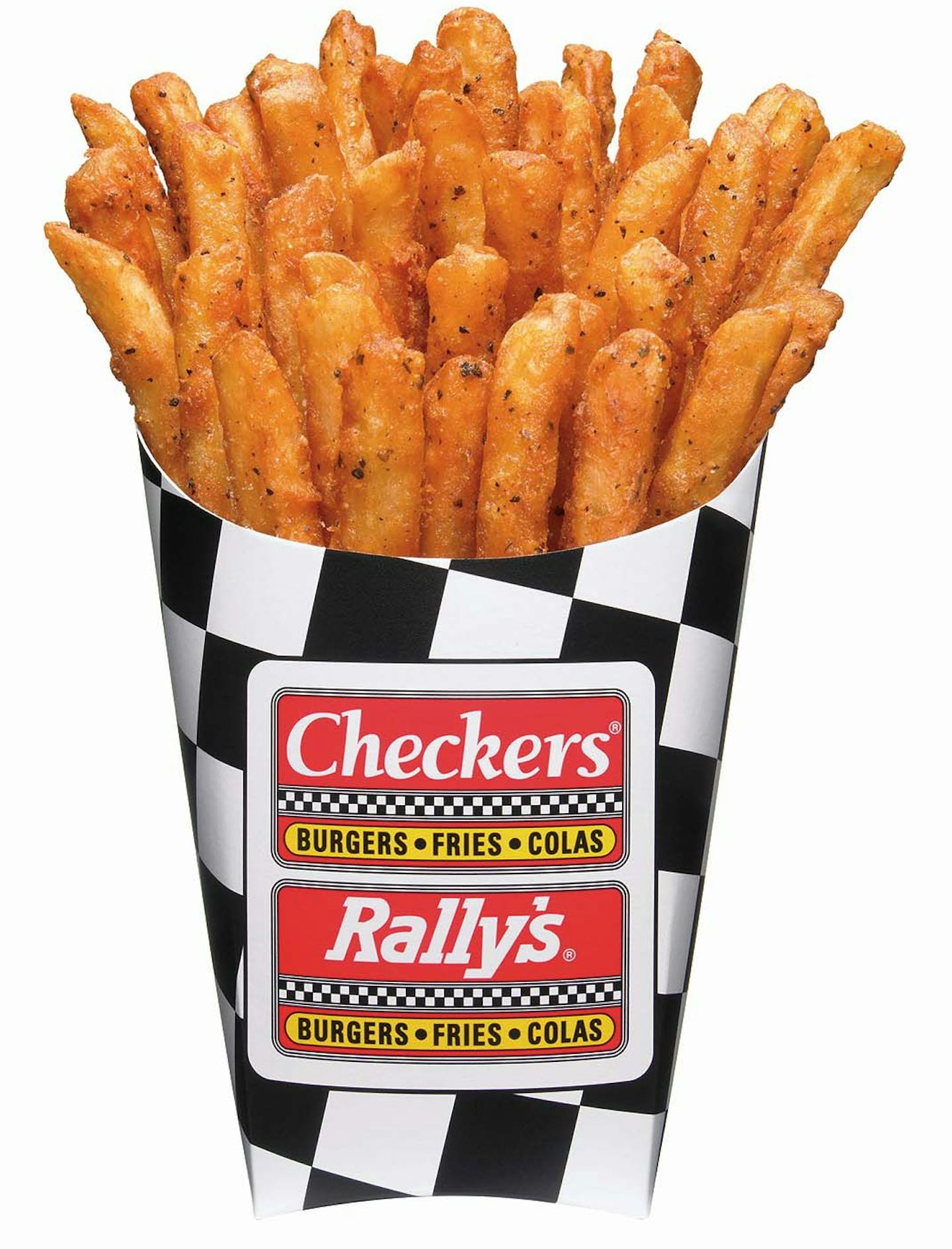 Large fries at Checkers