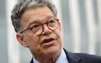 Sen. Al Franken, shown at the University of Minnesota, wants two federal agencies to investigate whether Apple Inc. is breaking antitrust law in how i