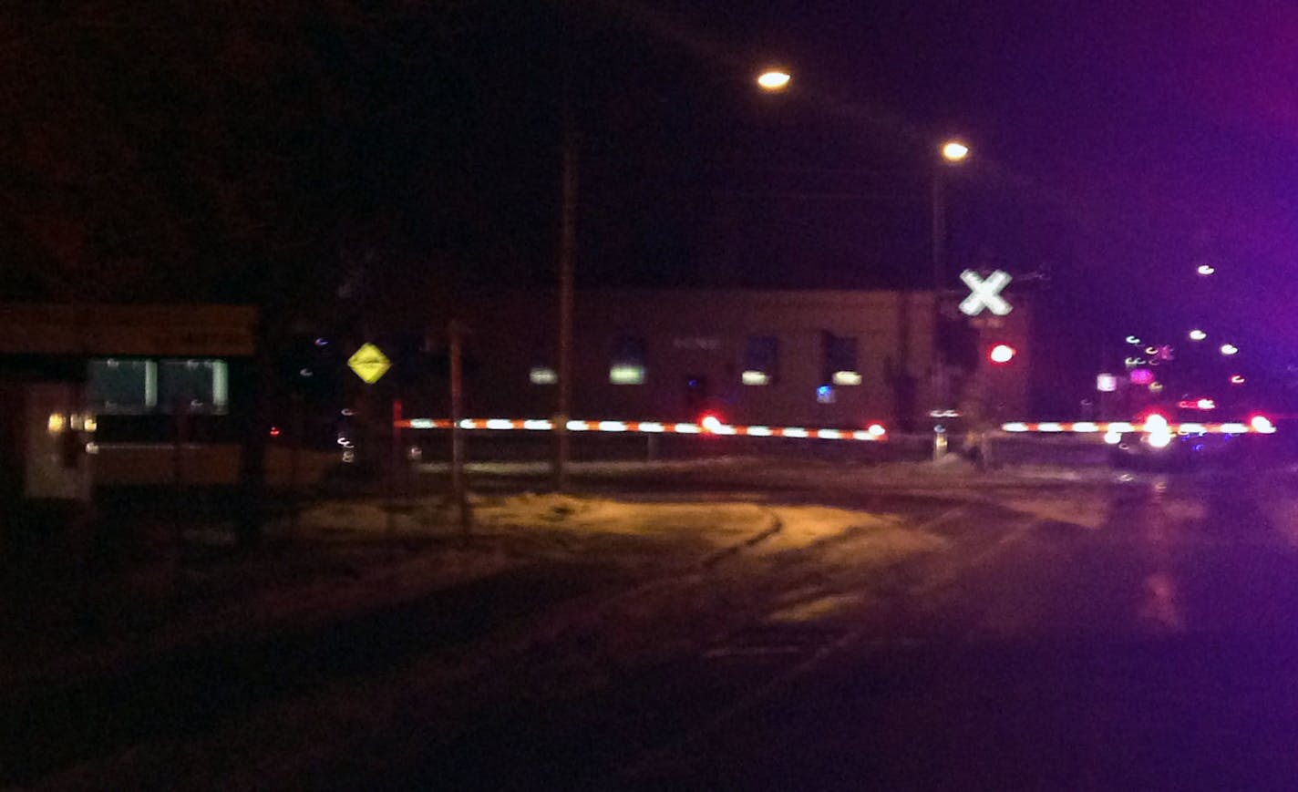 A light rail train was stopped in south Minneapolis on Sunday night after a man who uses a wheelchair was struck.