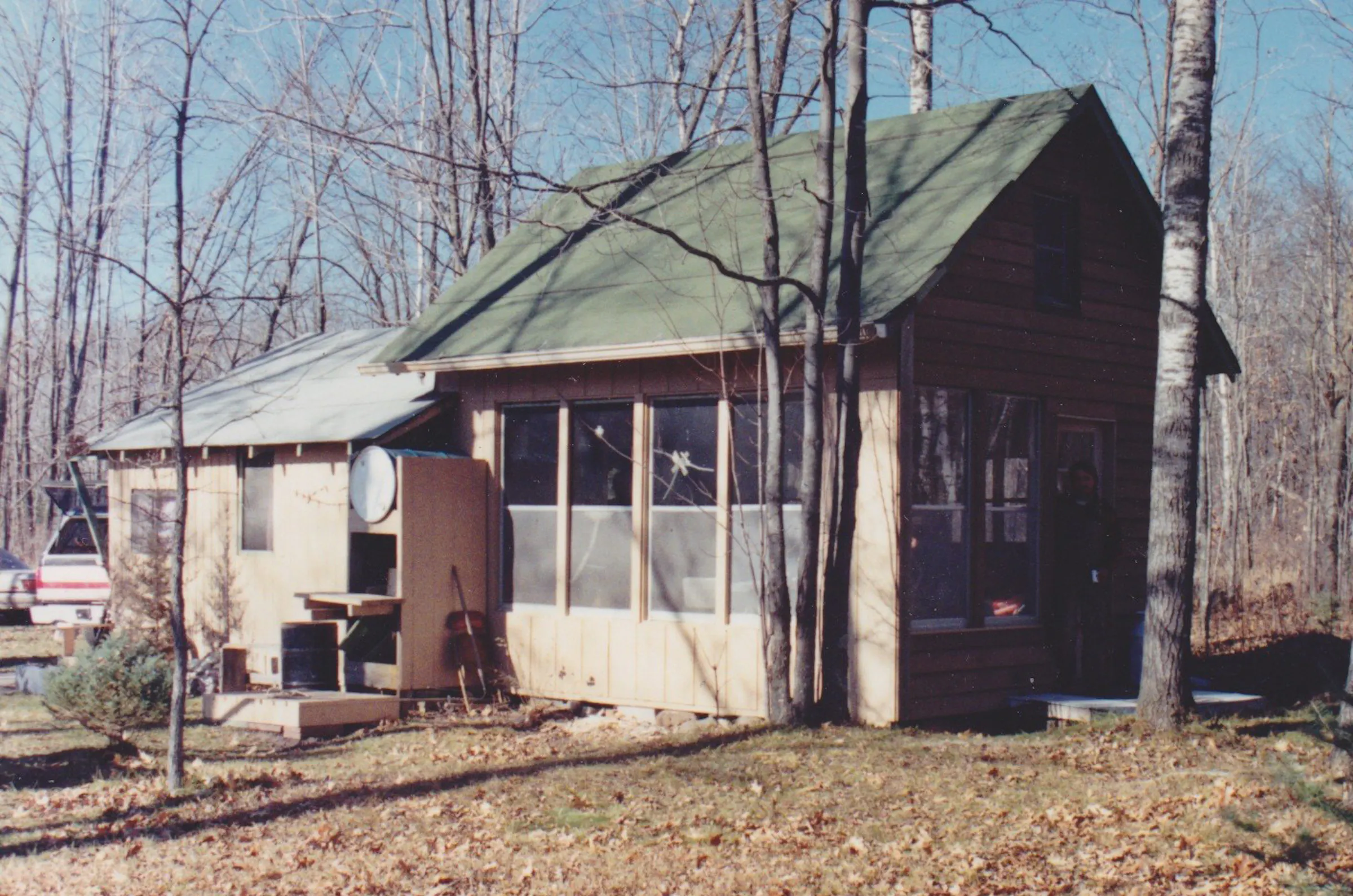 Hunting shack started with an old ranger station