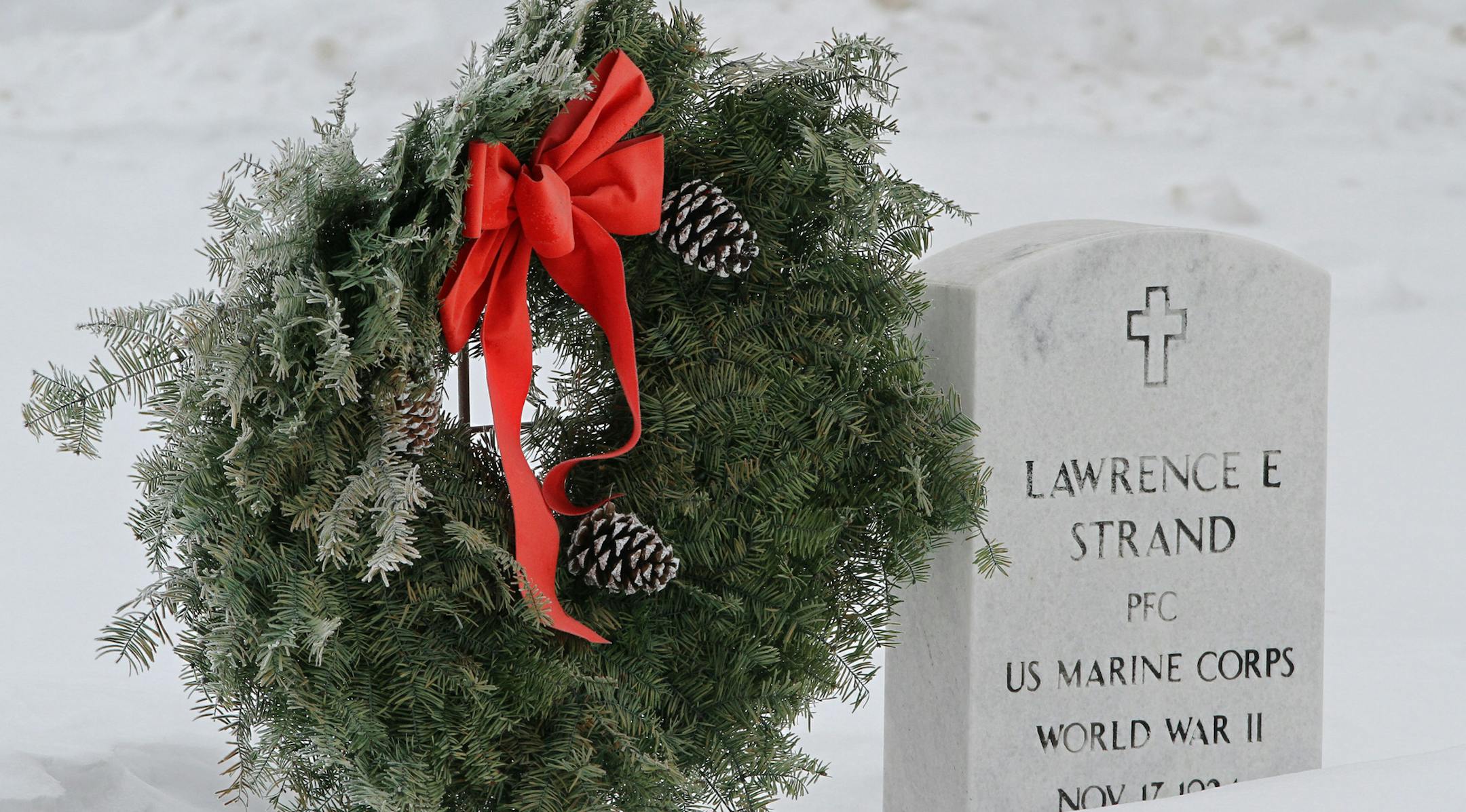 BRUCE BISPING • bbisping@startribune.com Bloomington, MN., Saturday, 2/5/11] (left to right) Hundreds of Cub Scouts, Boy Scouts, siblings and parents picked up wreaths and other holiday decorations on the graves at Fort Snelling Cemetary. The annual service day event is organized by the Kaposia District of the Boy Scouts of America, and is open to all scouts to help out with the clean-up.
