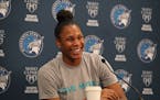 Rebekkah Brunson, during a news conference in August 2018 following the WNBA season.