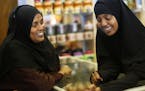 Nurto Ali and her daughter Amina Abdulkadir run a beauty products store called Nuura. Latino and East African immigrants have settled in Willmar, draw