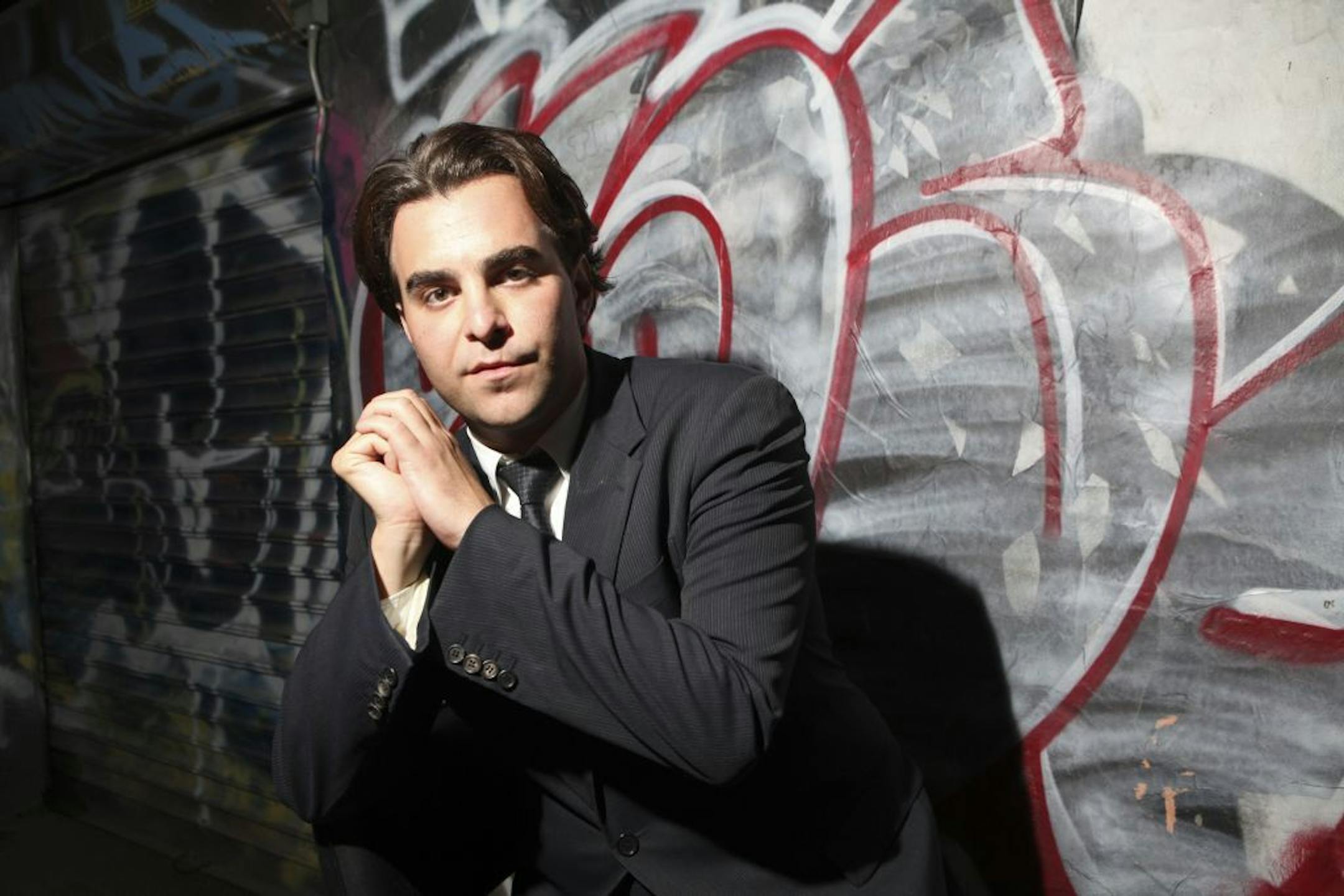 Nicholas Jerecki, who directed the film "Arbitrage," in New York, Aug. 13, 2012. In recent films, like the coming "Arbitrage" with Richard Gere, the wealthy are doing evil or serving penance. (Chester Higgins Jr./The New York Times) -- PHOTO MOVED IN ADVANCE AND NOT FOR USE - ONLINE OR IN PRINT - BEFORE SEPT. 02, 2012.